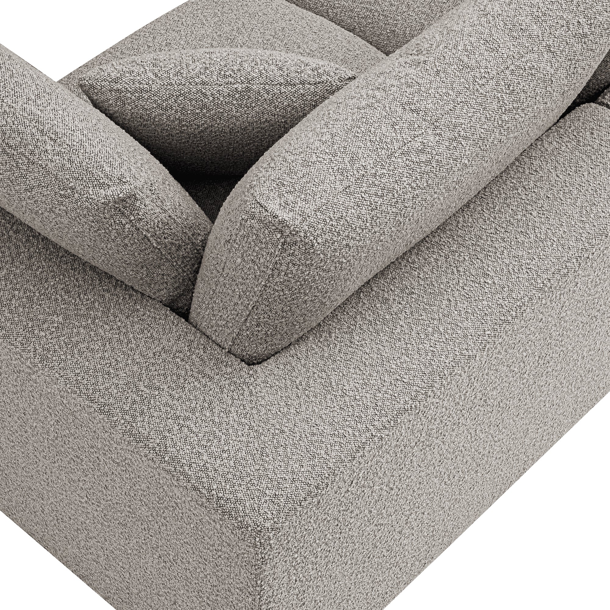 Lutyens Taupe Boucle Modular Sofa, 2-Piece - Image 14