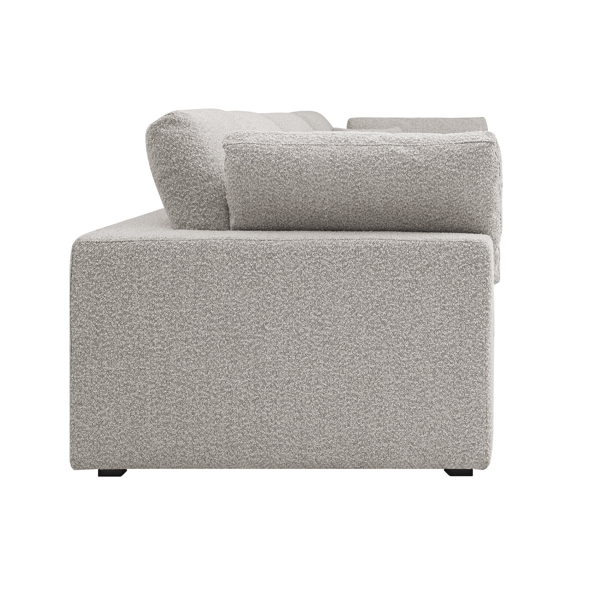 Lutyens Taupe Boucle Modular Sofa, 4-Piece - Image 6