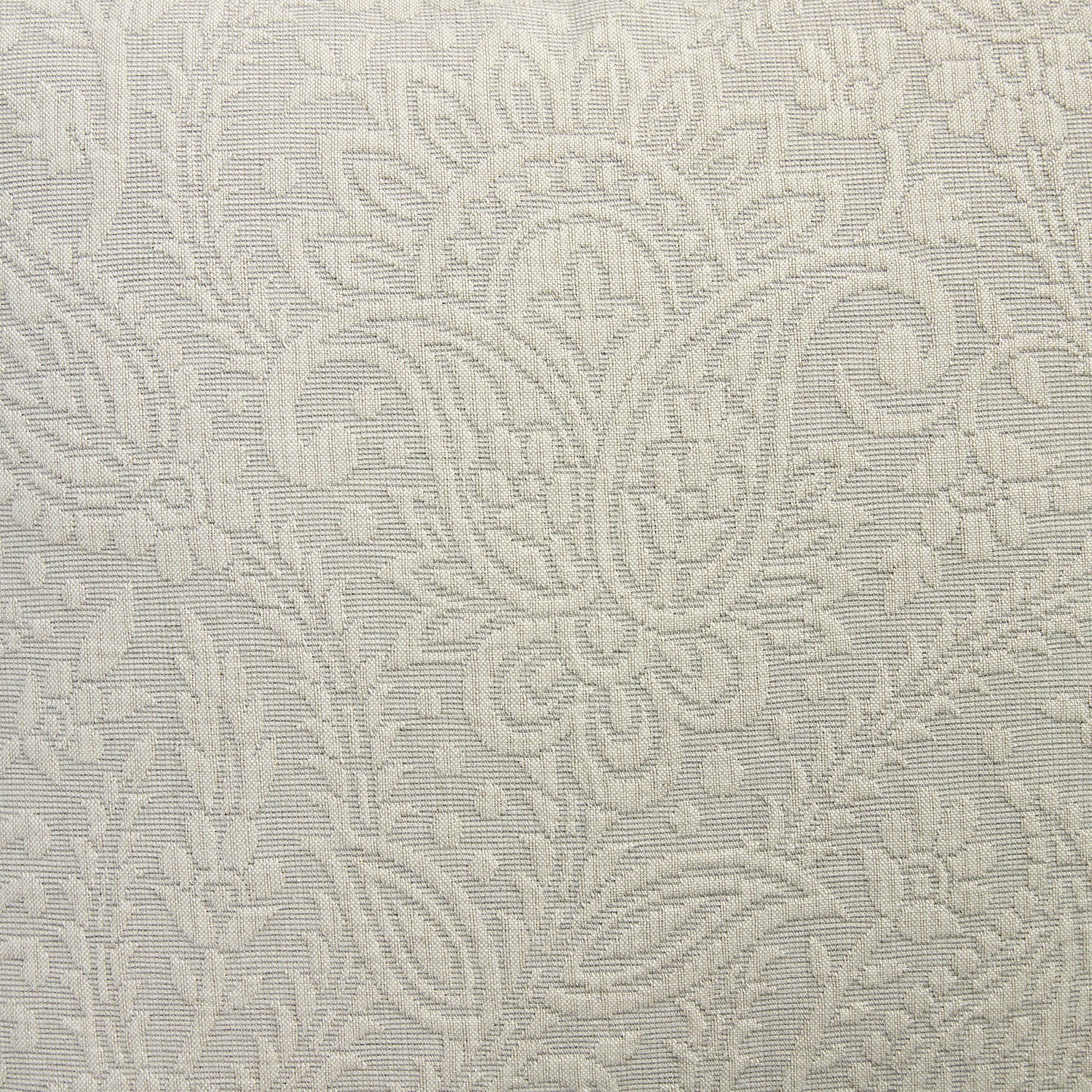 Madeleine Grey Paisley Jacquard Cotton Cushion - Image 4