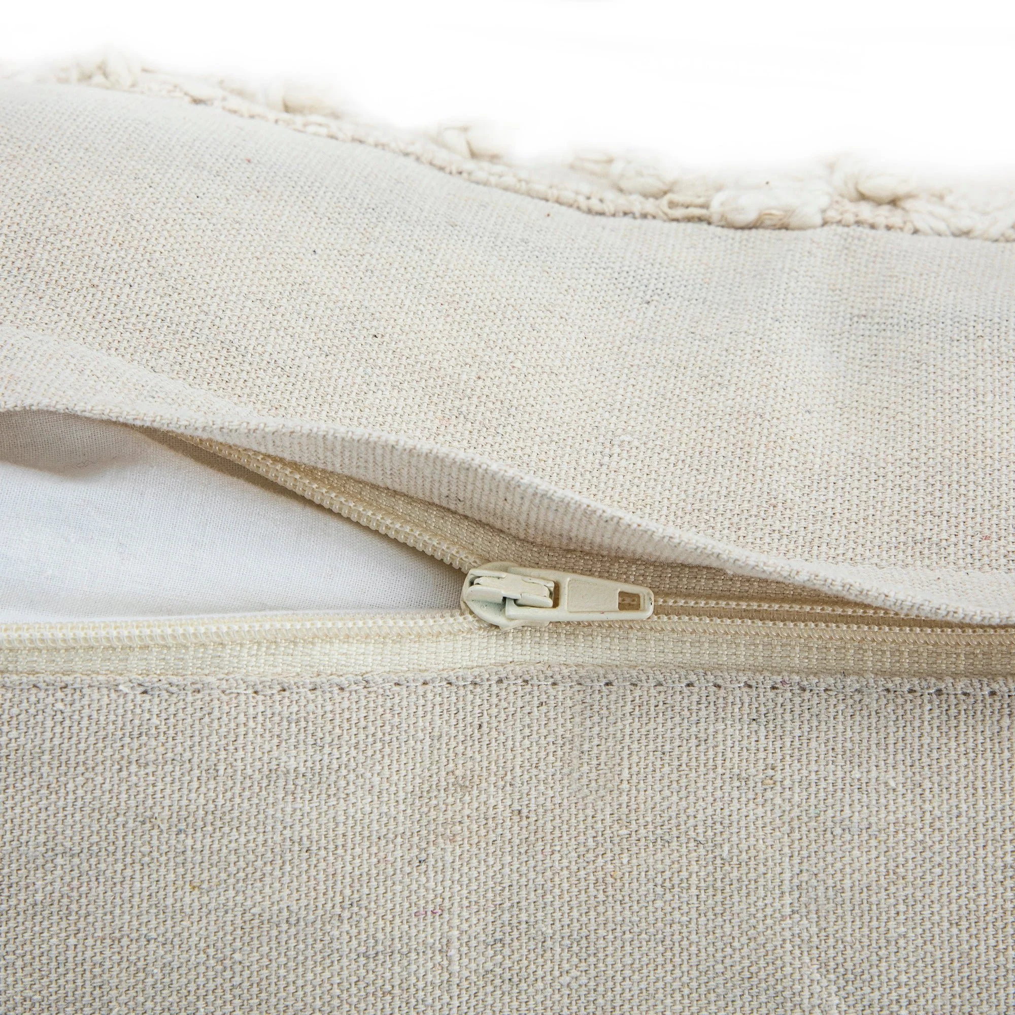 Maison Neutral Josie Embroidered French Knot Cushion - Image 5