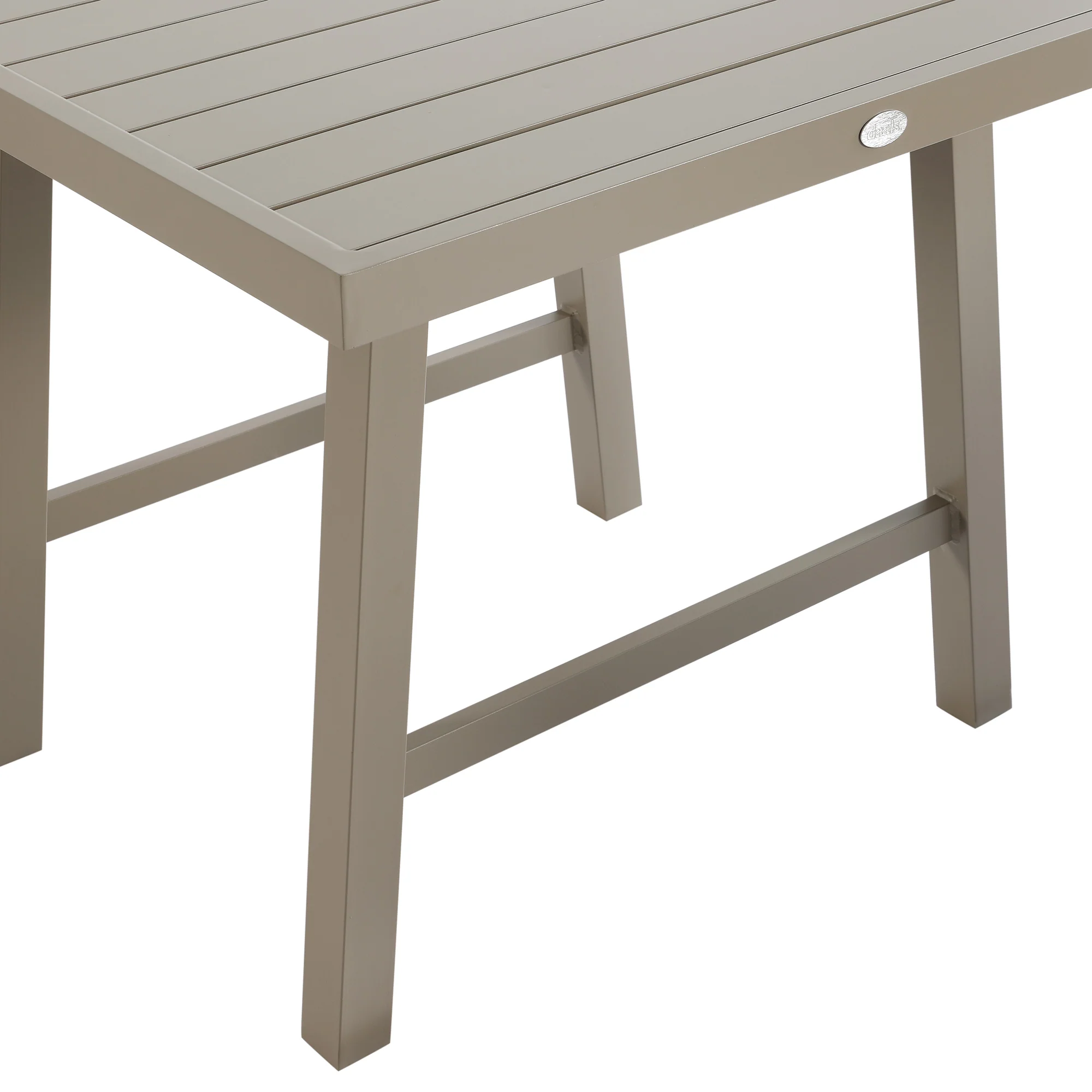 Manresa Rope 4-Seater Square Dining Set, Taupe and Beige - Image 18