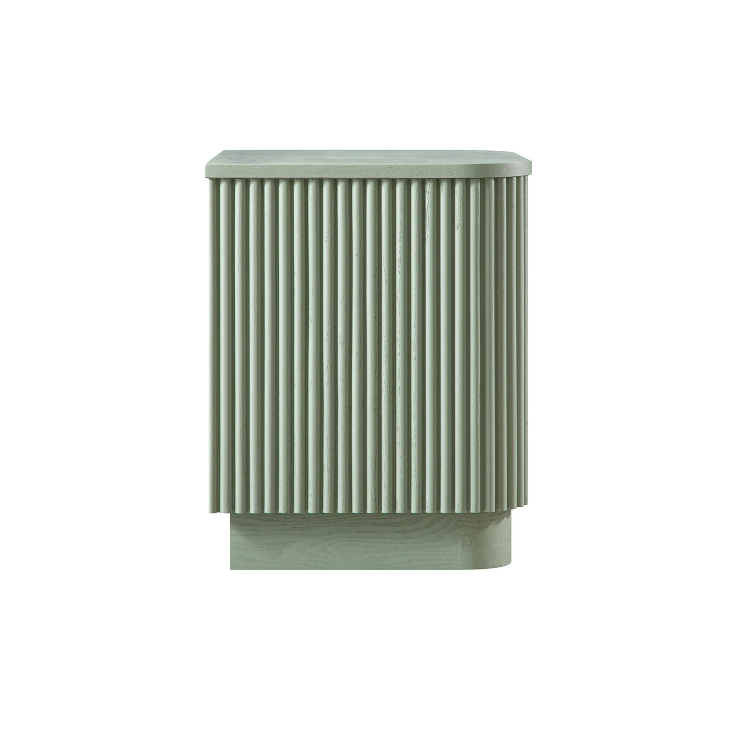 Maru 1-Drawer Bedside Table, Sage Green - Image 10