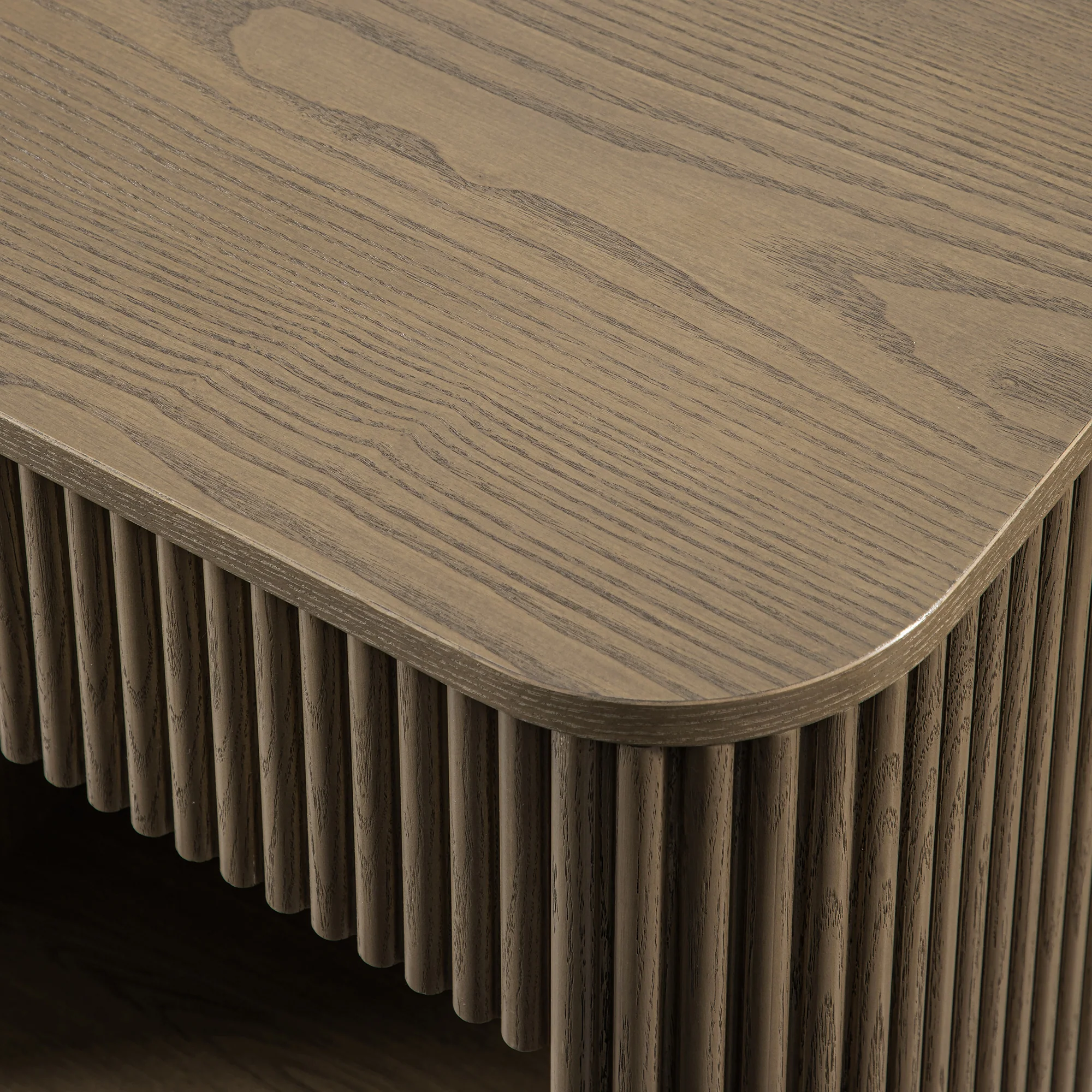 Maru 1-Drawer Bedside Table, Silver Oak - Image 15