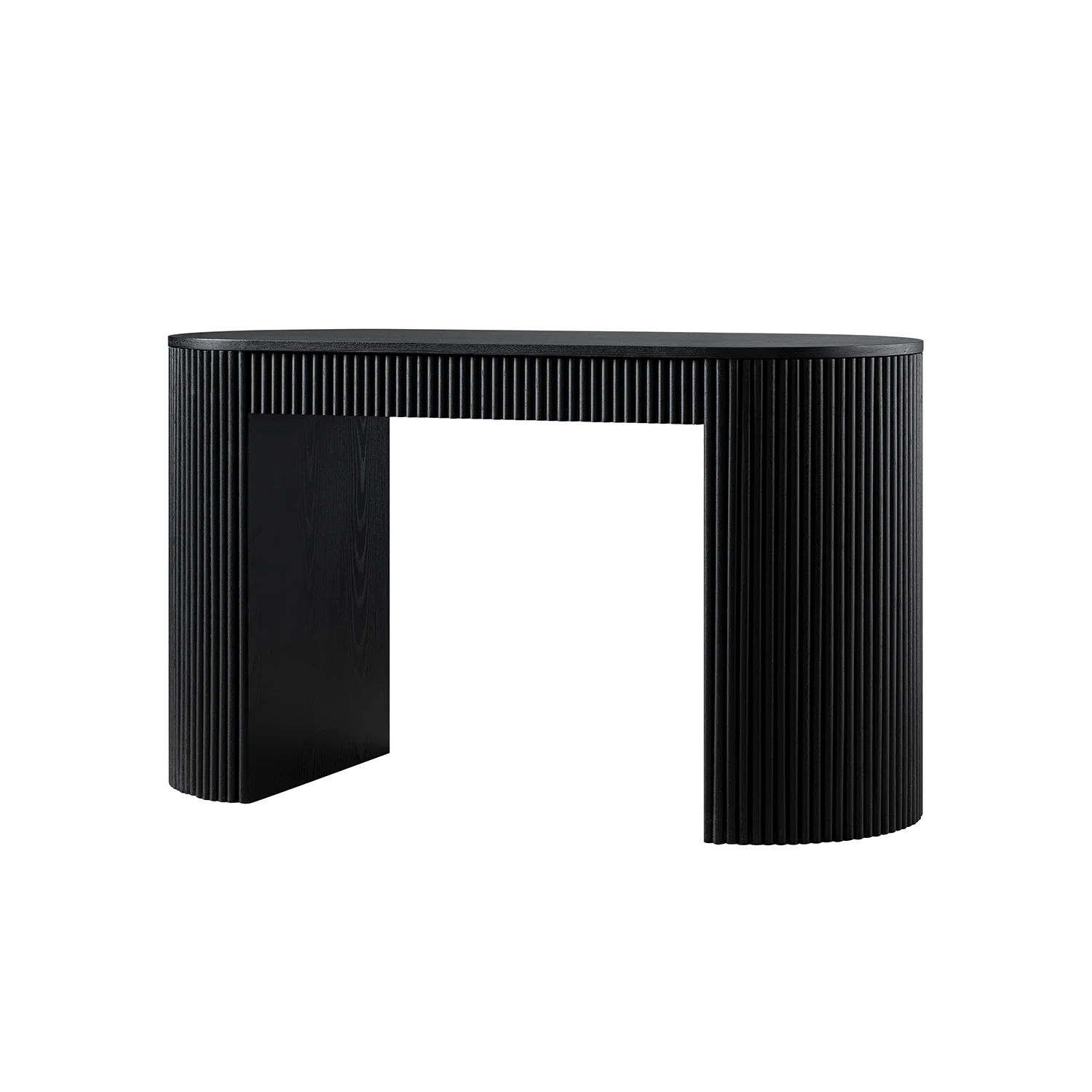 Maru 1-Drawer Writing Desk, Black - Image 11
