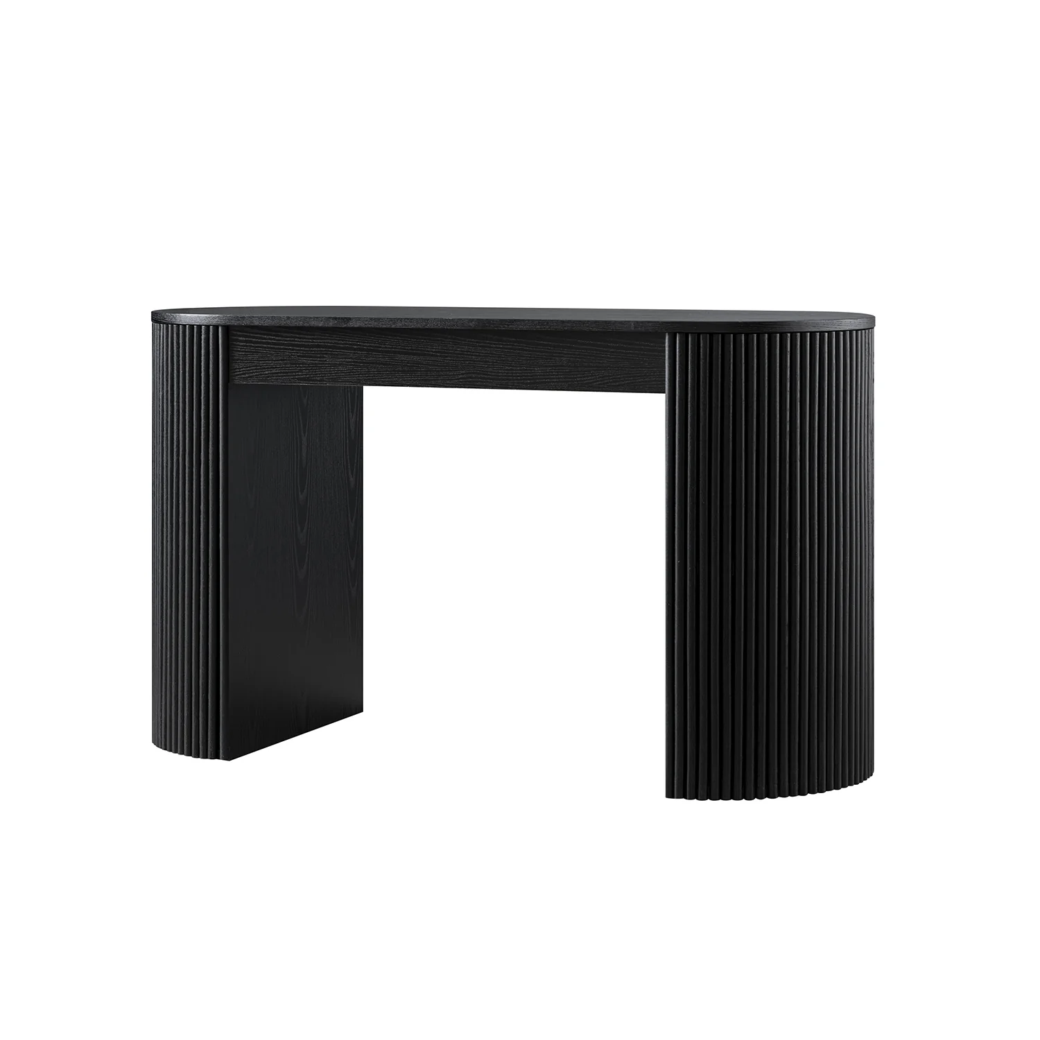 Maru 1-Drawer Writing Desk, Black - Image 13