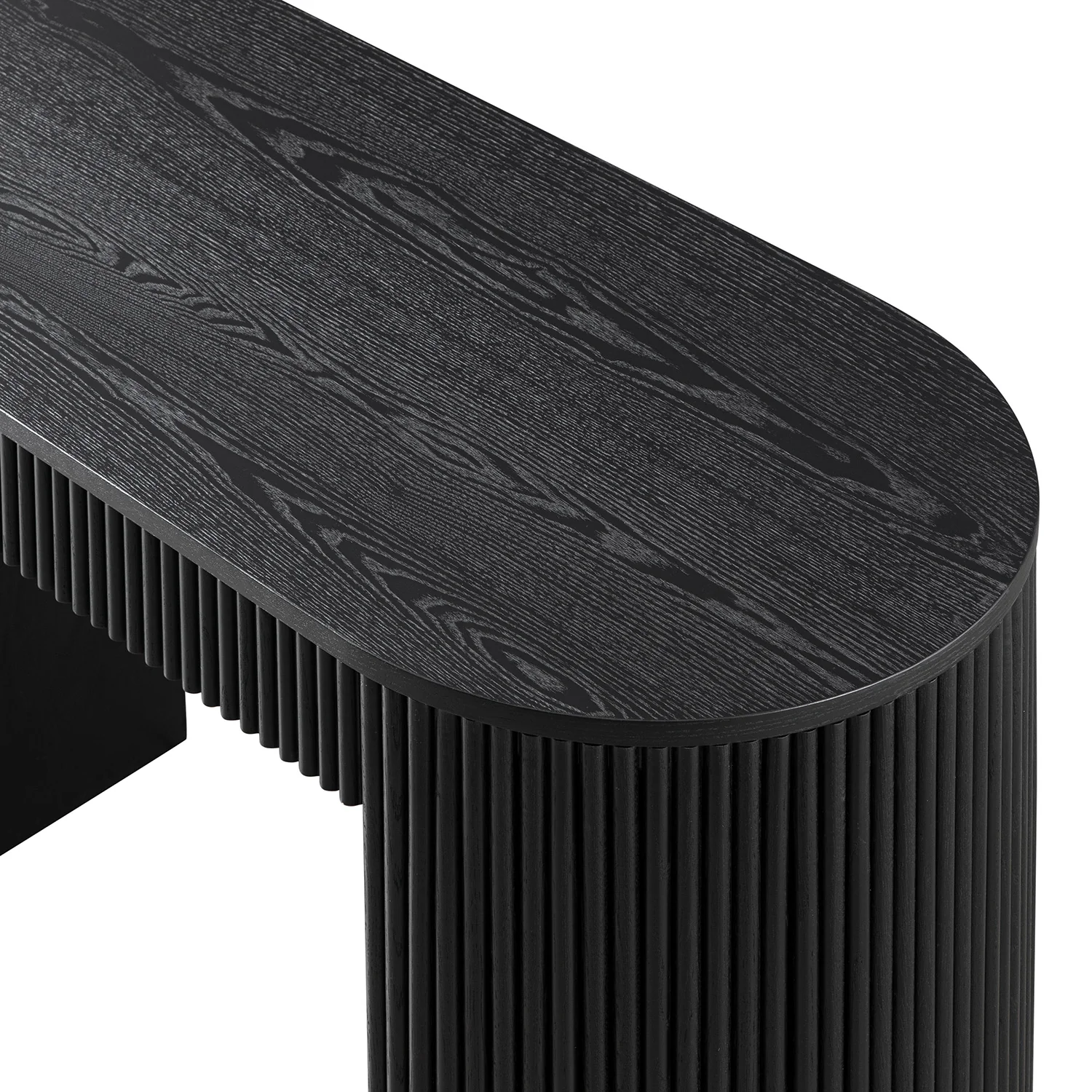 Maru 1-Drawer Writing Desk, Black - Image 17