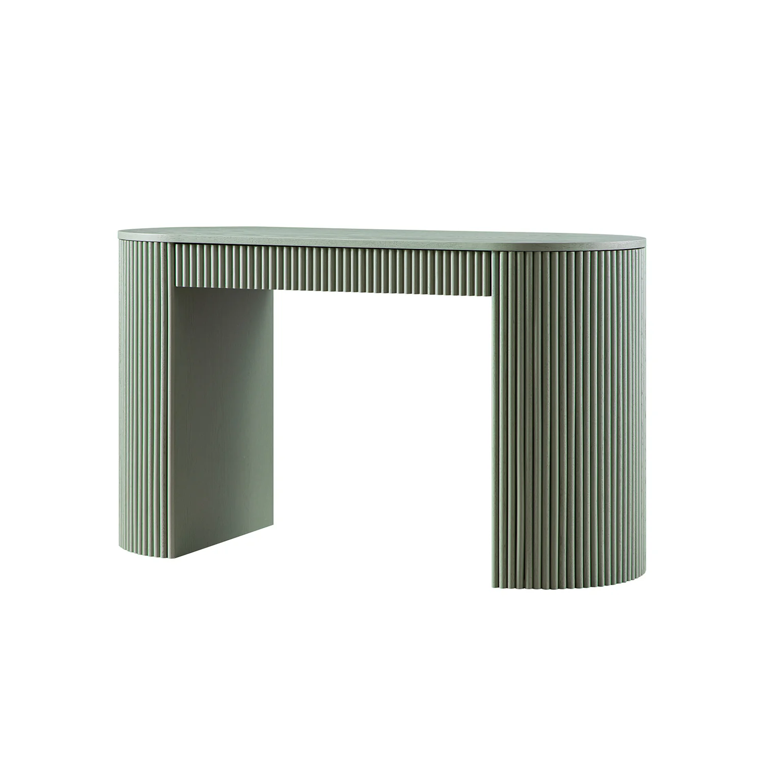 Maru 1-Drawer Writing Desk, Sage Green - Image 11