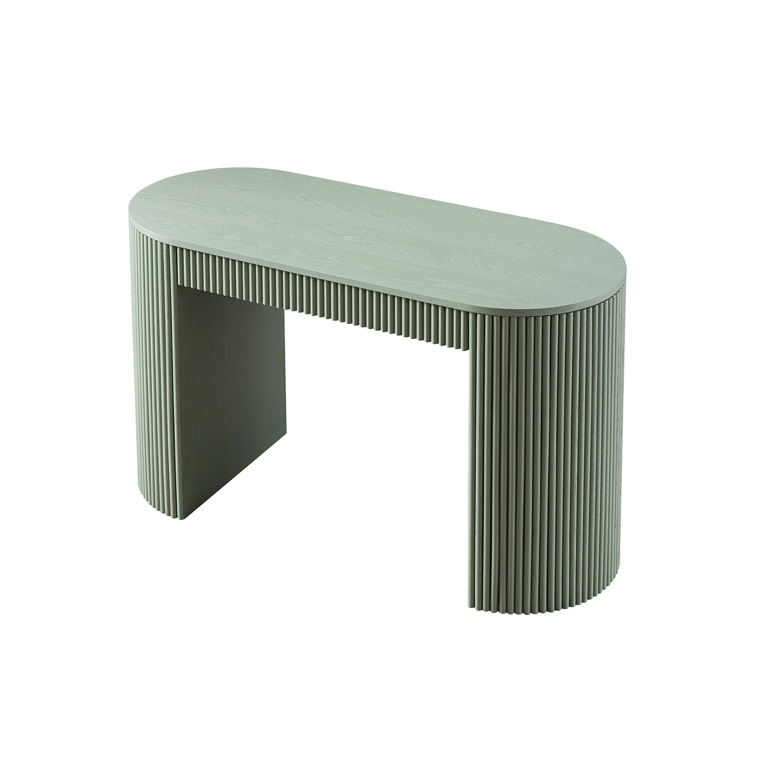 Maru 1-Drawer Writing Desk, Sage Green - Image 12