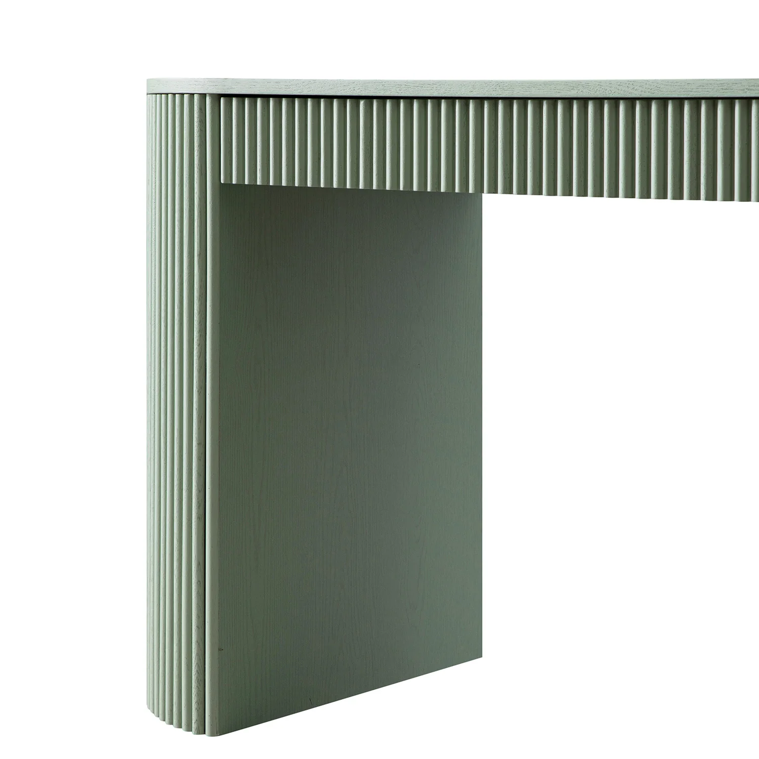 Maru 1-Drawer Writing Desk, Sage Green - Image 16
