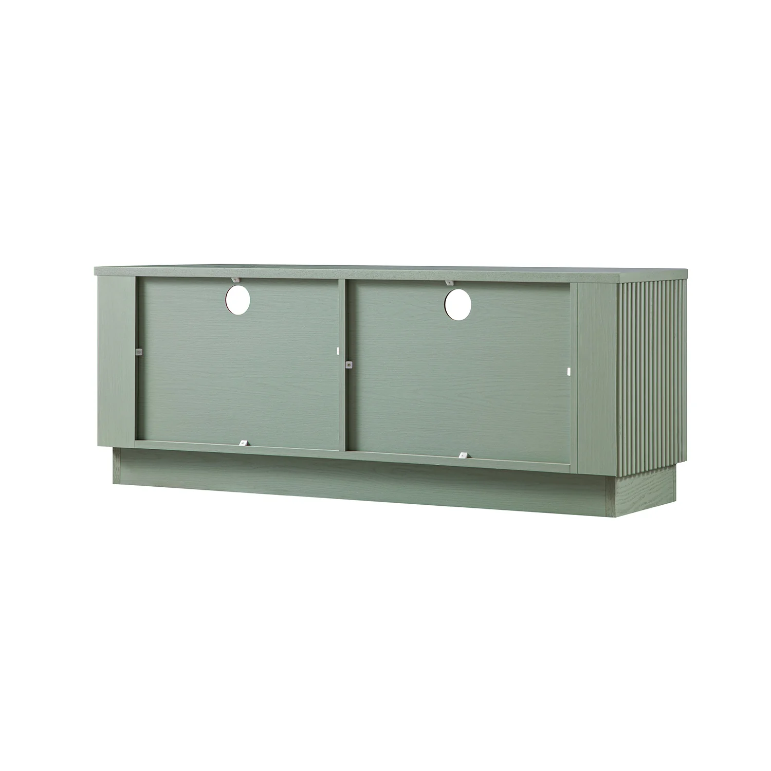 Maru 120cm TV Unit with Drawers, Sage Green - Image 6