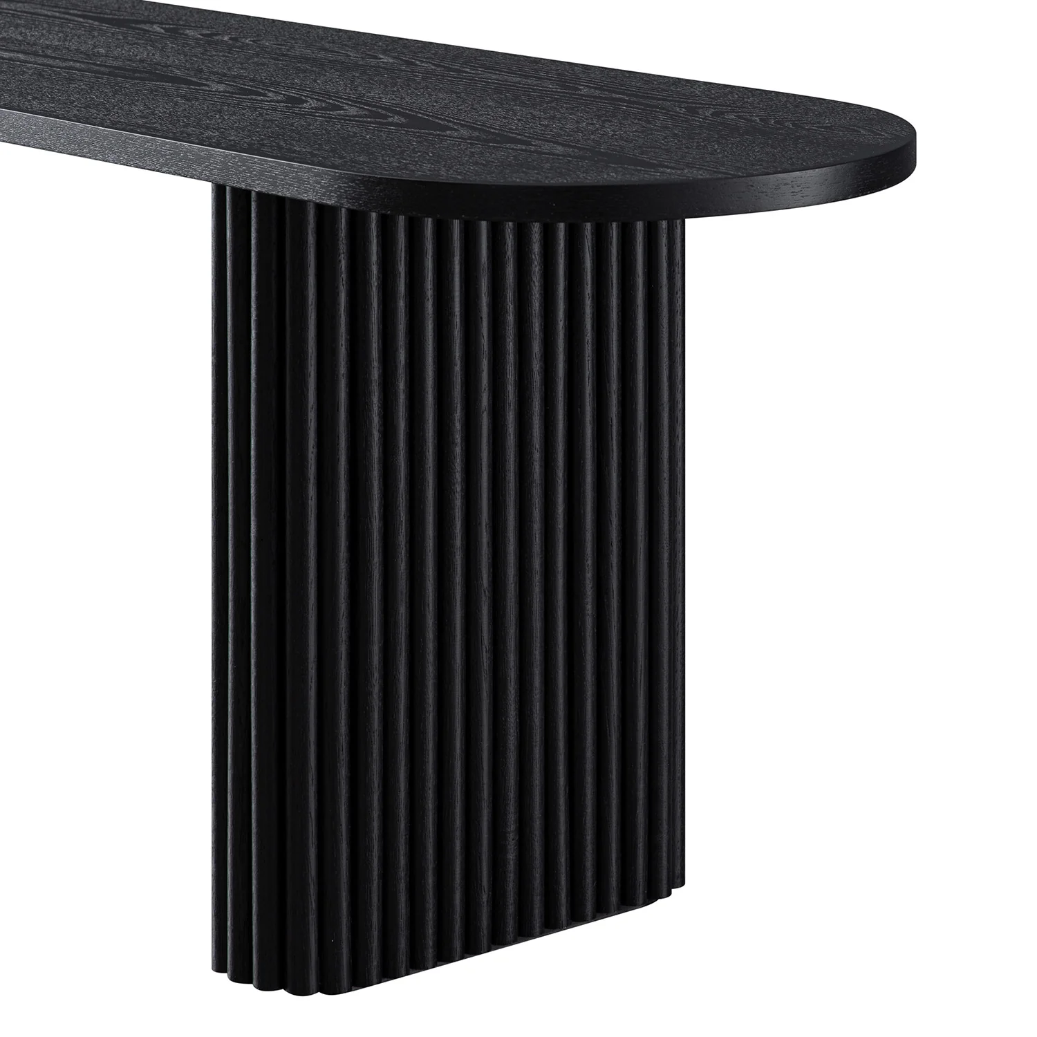Maru 150cm Dining Bench, Black - Image 7