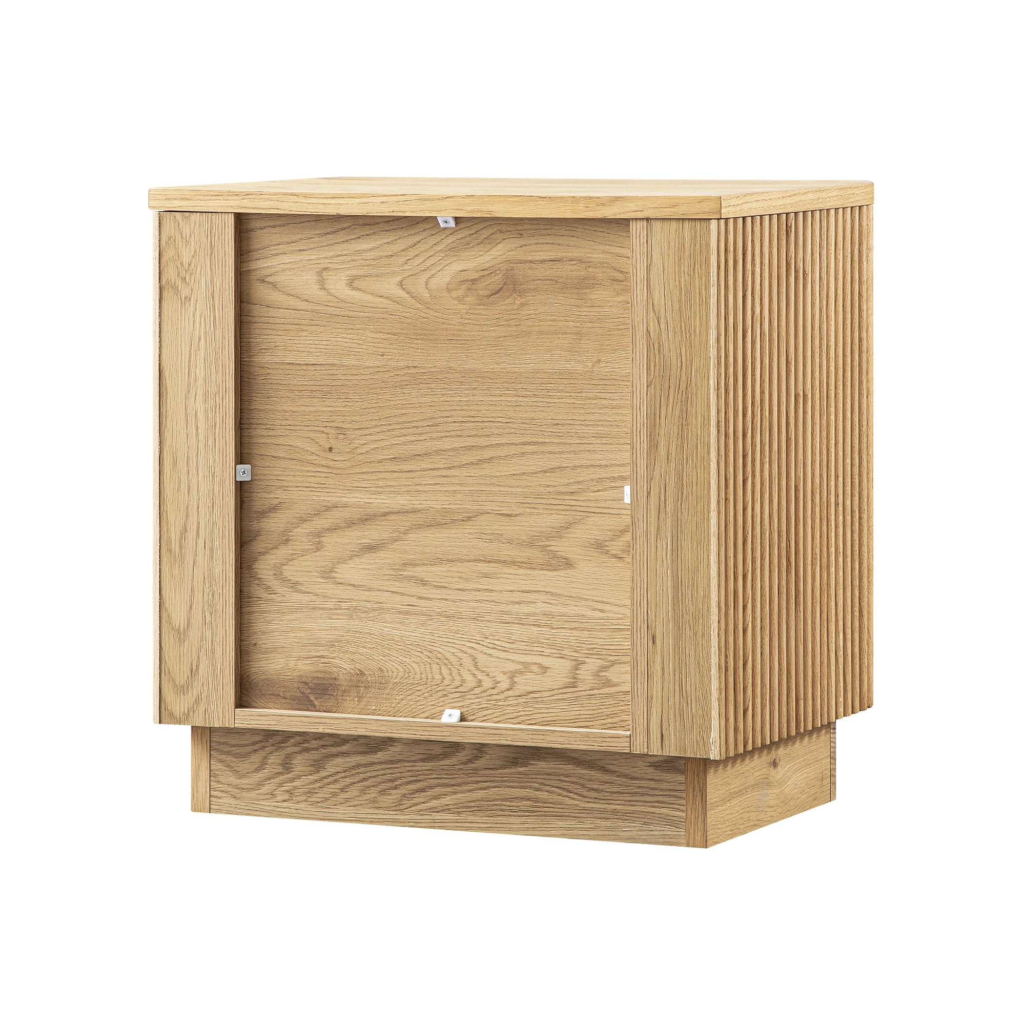 Maru 2-Drawer Bedside Table, Oak - Image 12