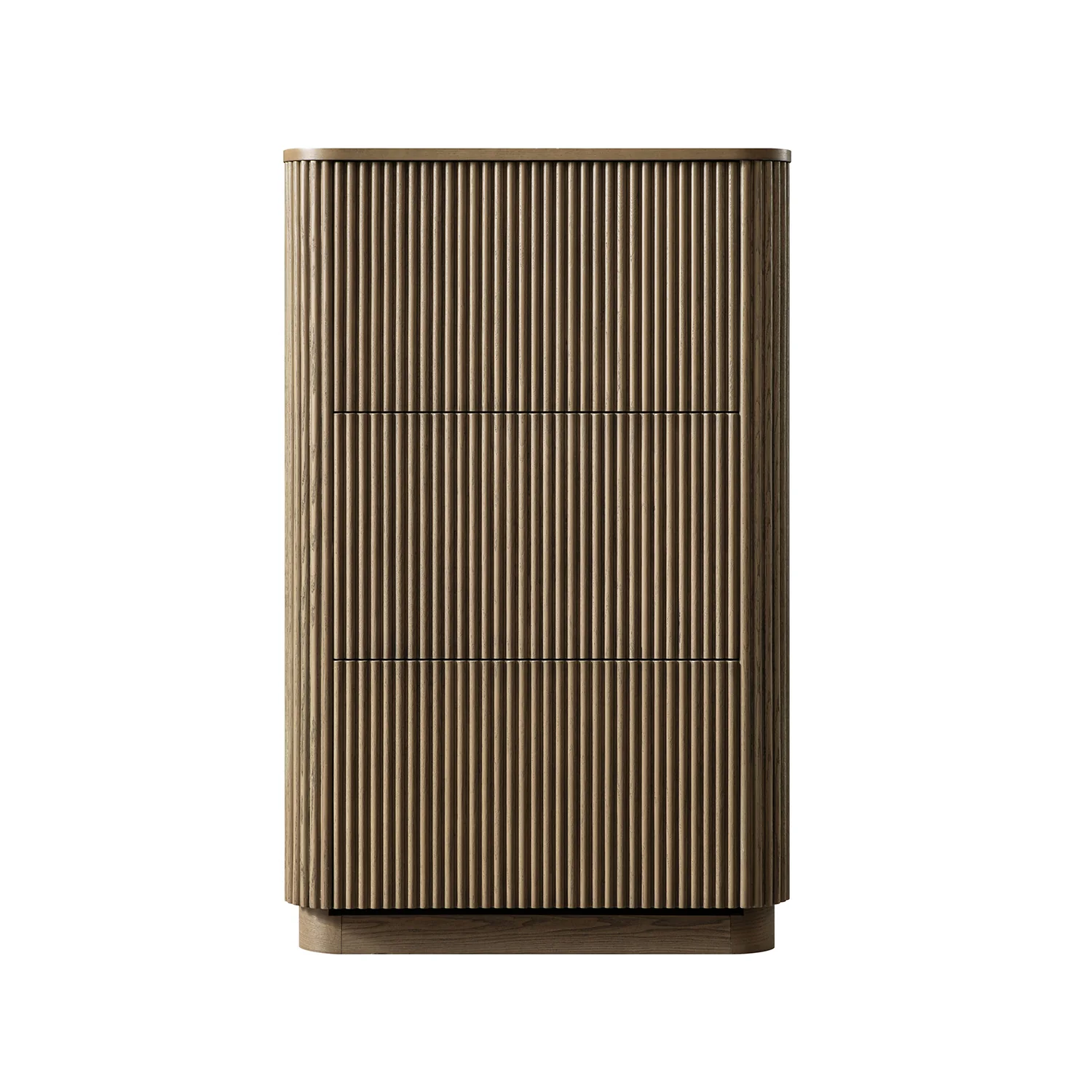 Maru 3-Door Shoe Storage Cabinet, Silver Oak - Image 7