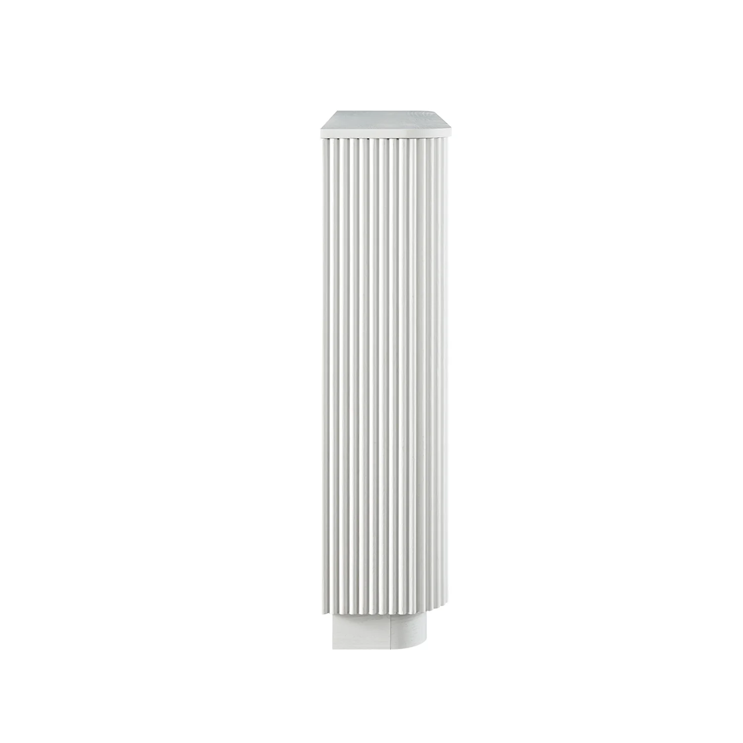 Maru 4-Door Shoe Storage Cabinet, Washed White - Image 11