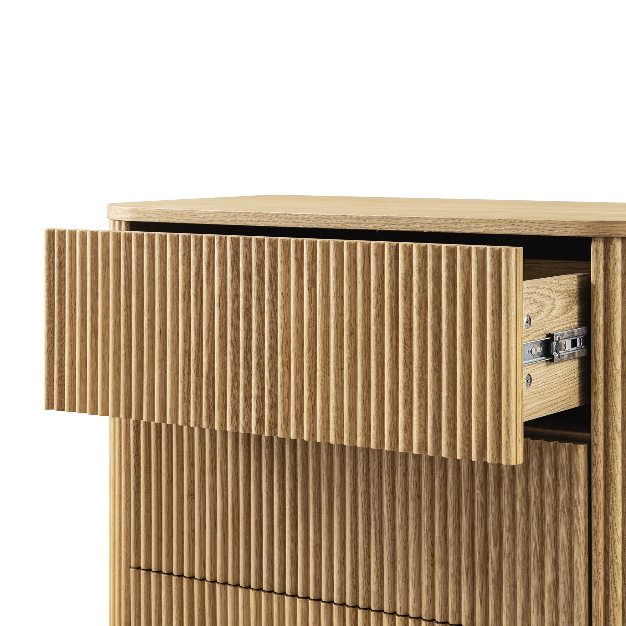 Maru Chest of 3 Drawers, Oak - Image 15