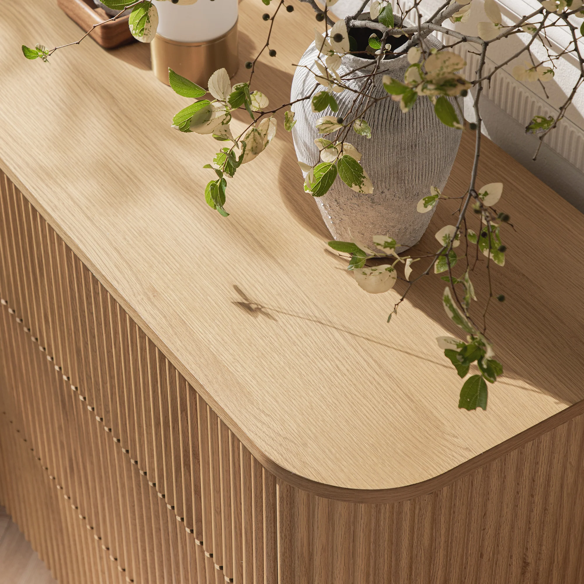 Maru Chest of 3 Drawers, Oak - Image 5
