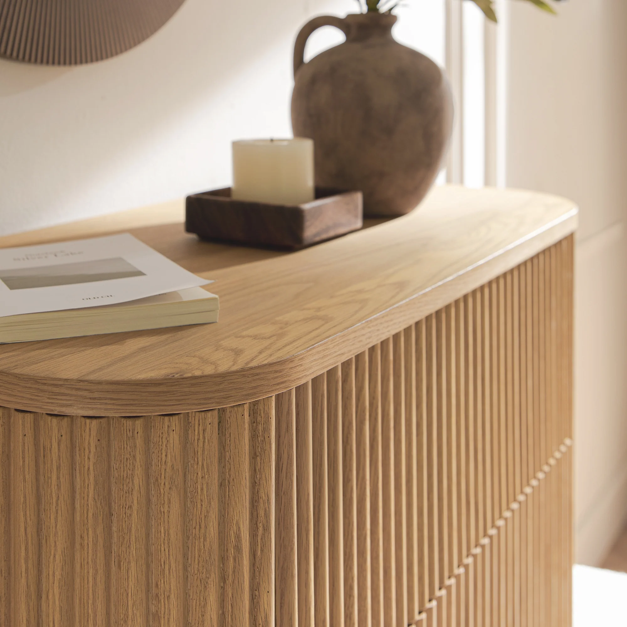 Maru Chest of 5 Drawers, Oak - Image 5