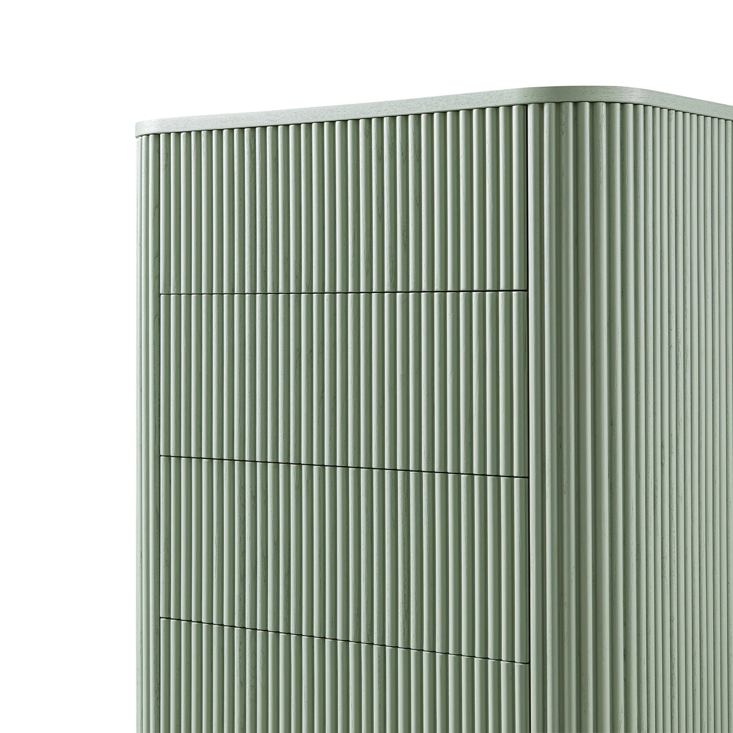 Maru Chest of 5 Drawers, Sage Green - Image 12