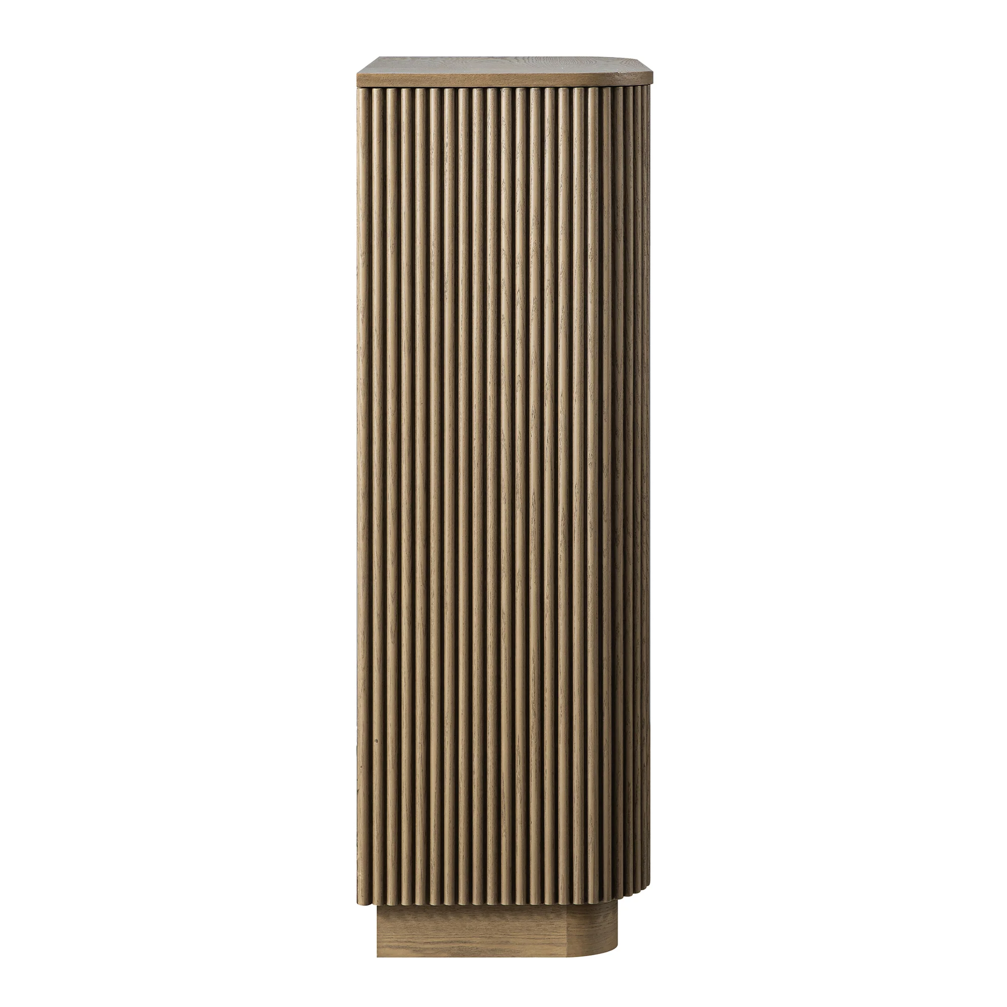 Maru Chest of 5 Drawers, Silver Oak - Image 11
