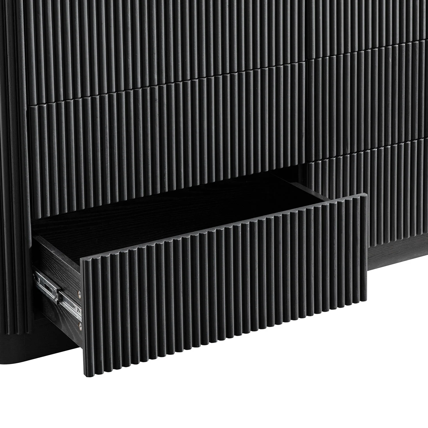 Maru Chest of 6 Drawers, Black - Image 14