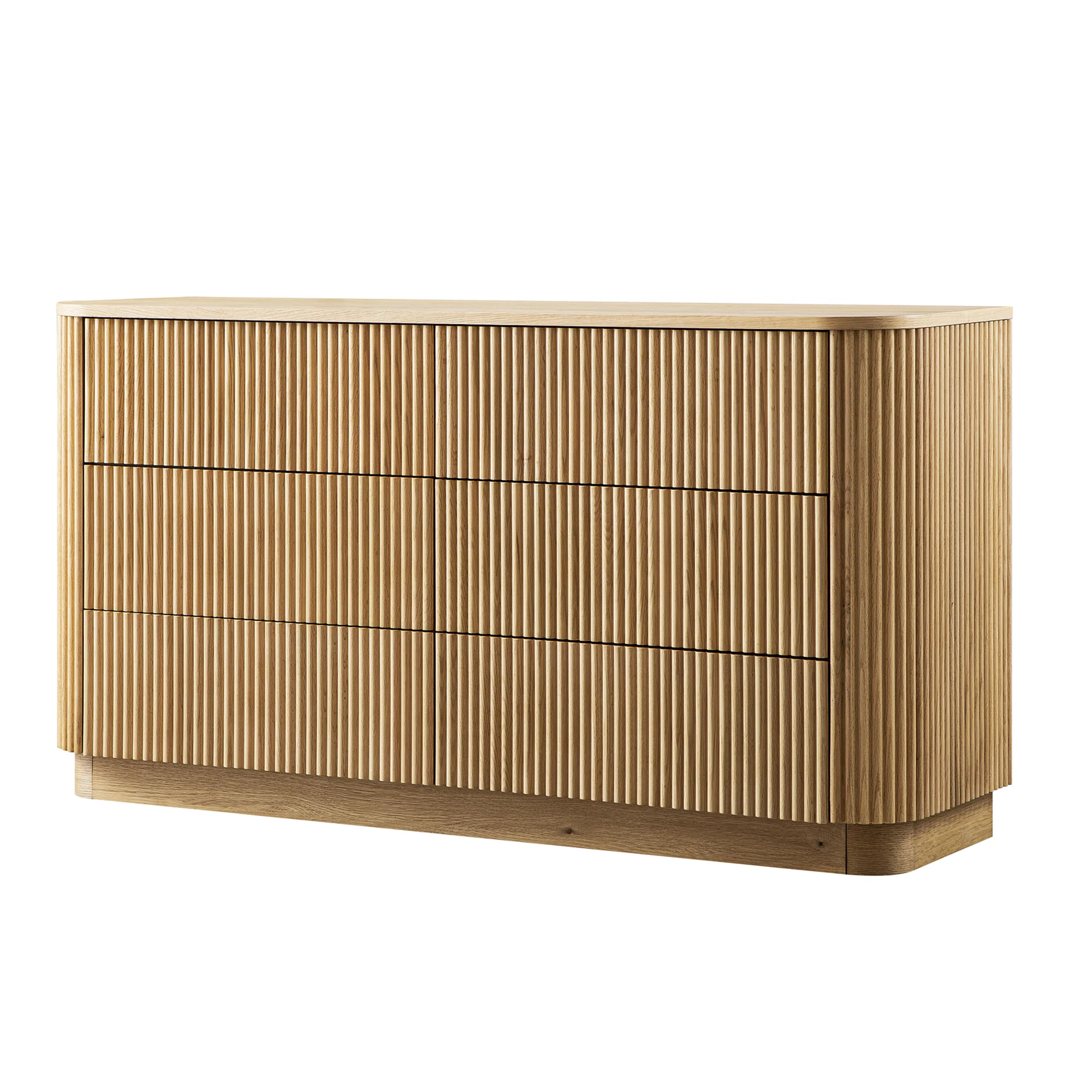 Maru Chest of 6 Drawers, Oak - Image 8