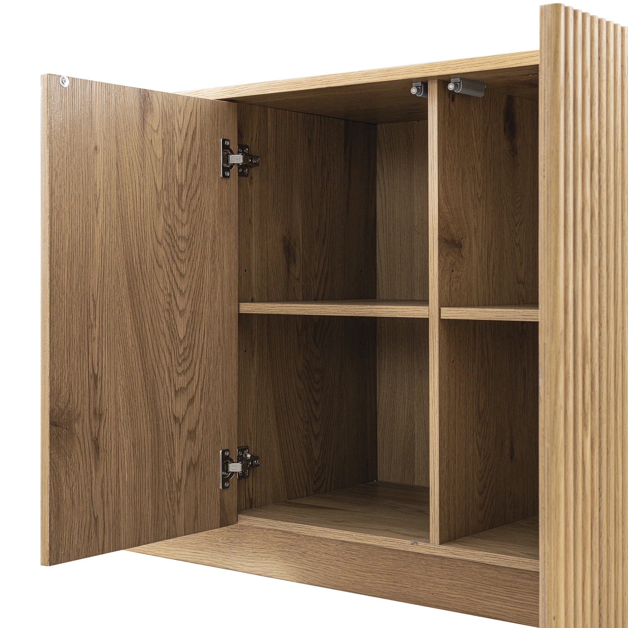 Maru Large 4-Door Sideboard, Oak - Image 17