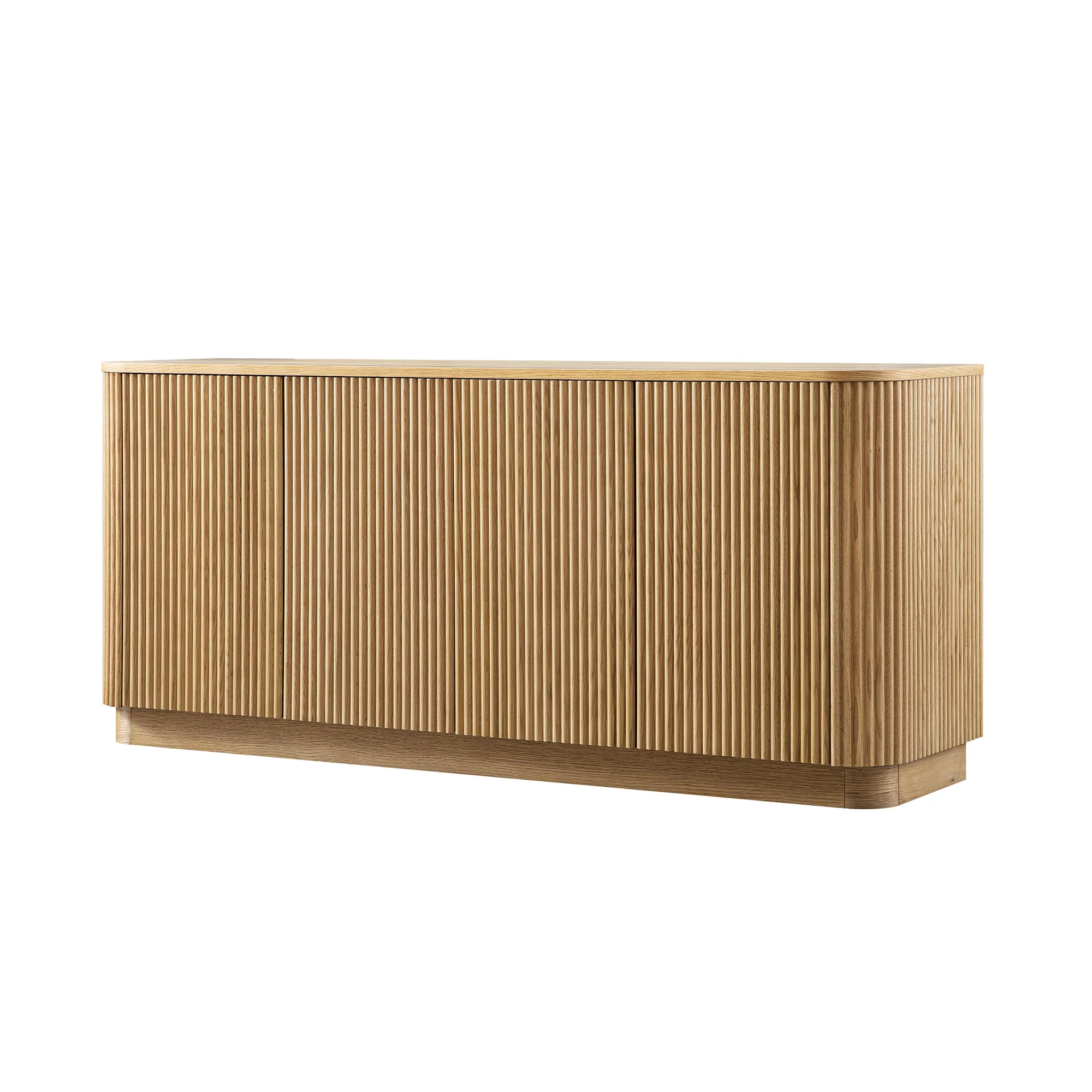 Maru Large 4-Door Sideboard, Oak - Image 9