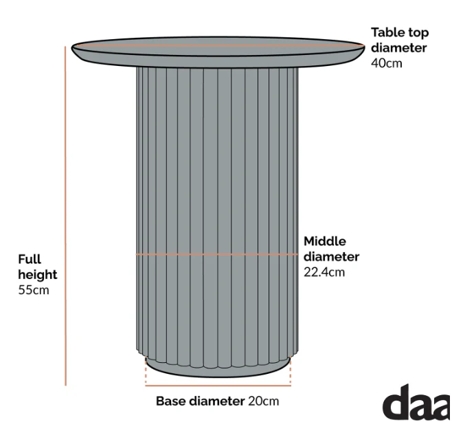 Maru Oak Round Side Table, Oak - Image 7