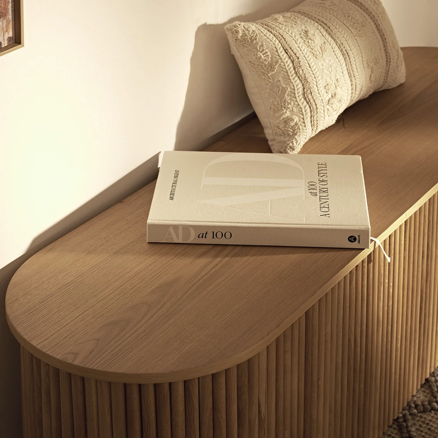 Maru Storage Ottoman Bench, Oak - Image 5