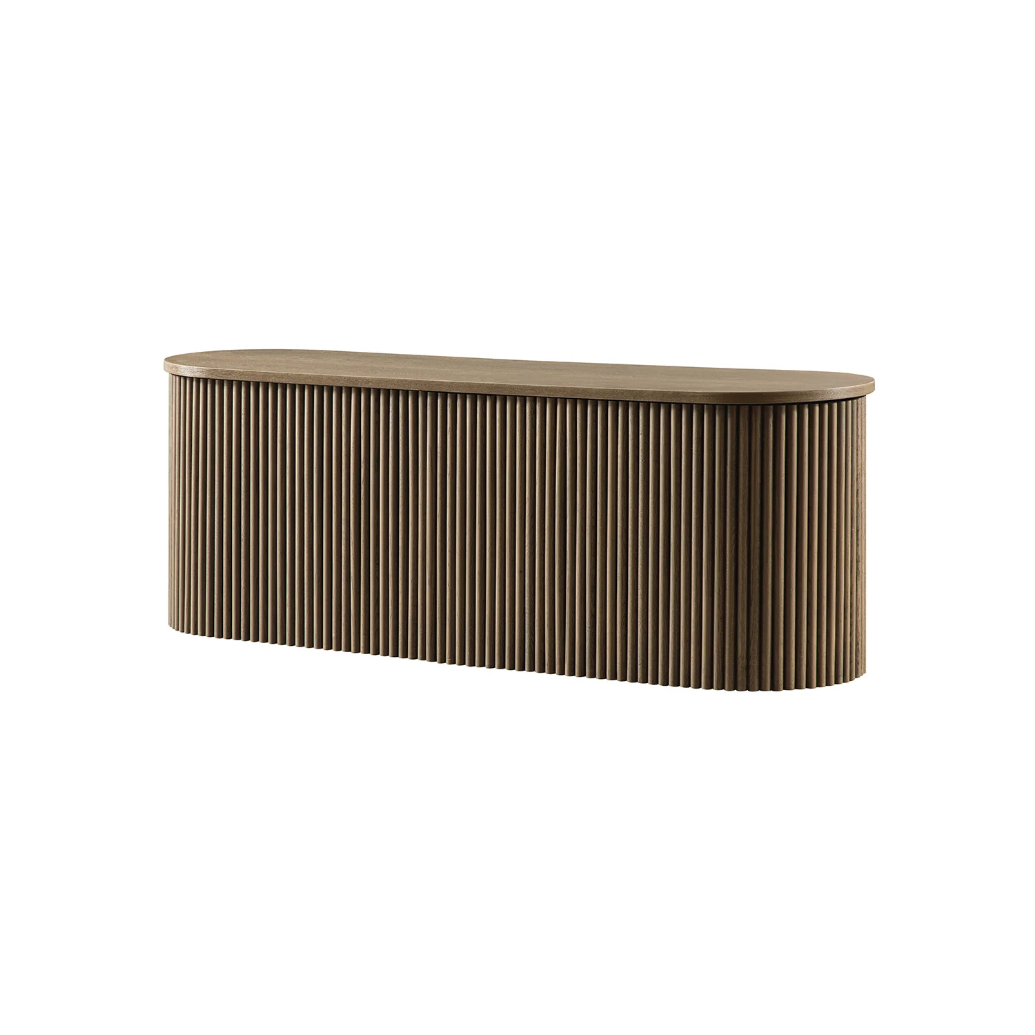 Maru Storage Ottoman Bench, Silver Oak - Image 2