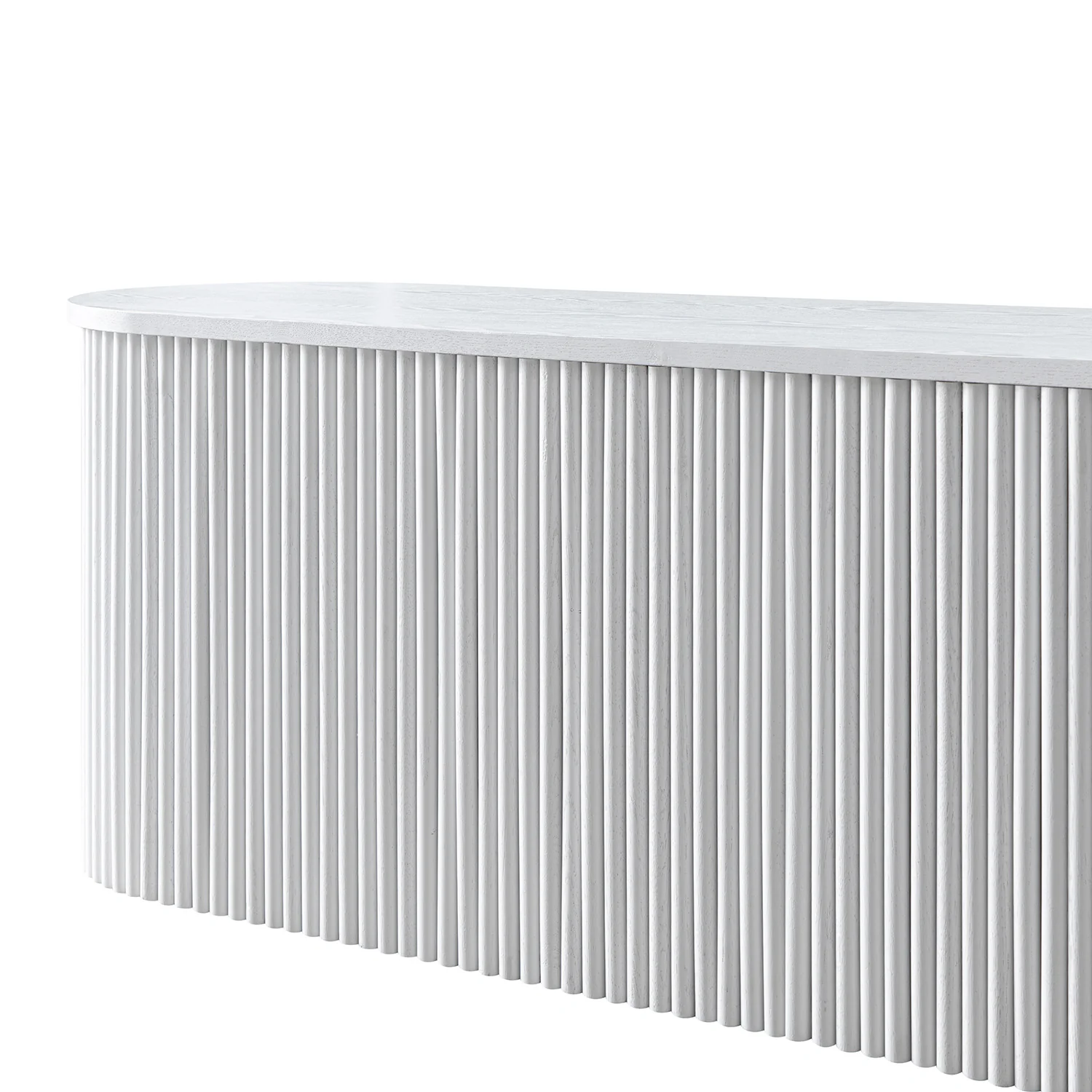 Maru Storage Ottoman Bench, Washed White - Image 9