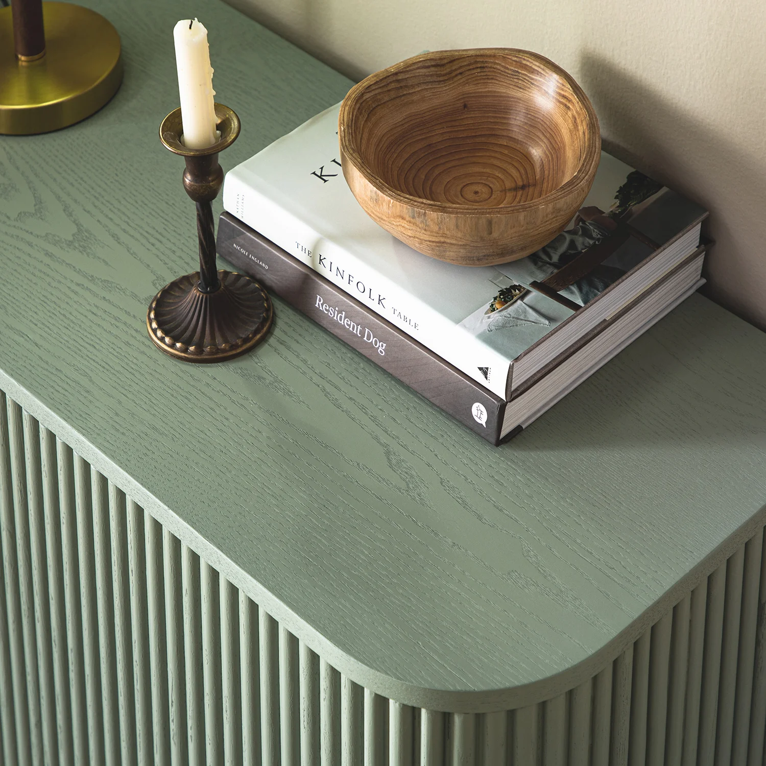 Maru Tall Cabinet, Sage Green - Image 6