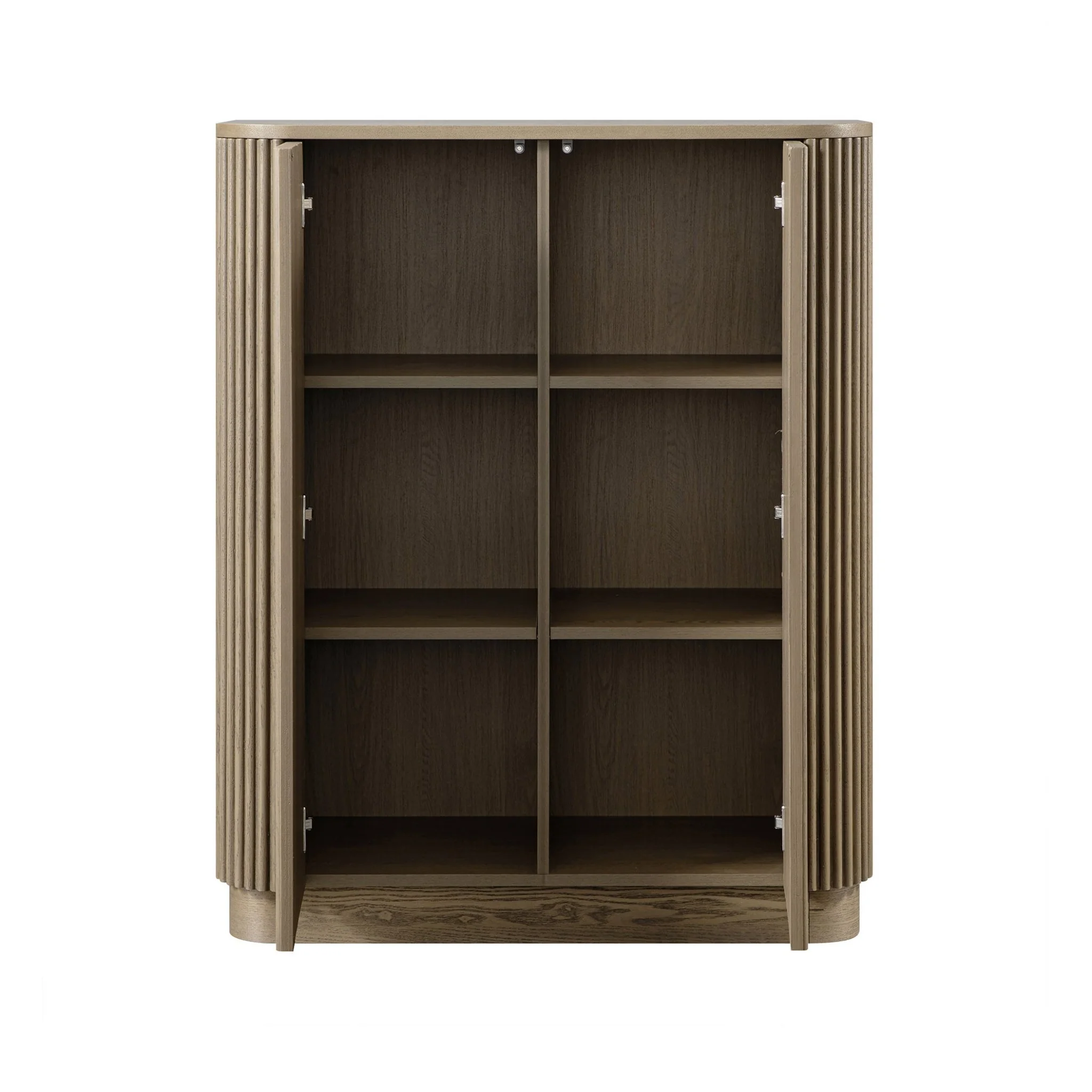 Maru Tall Cabinet, Silver Oak - Image 11