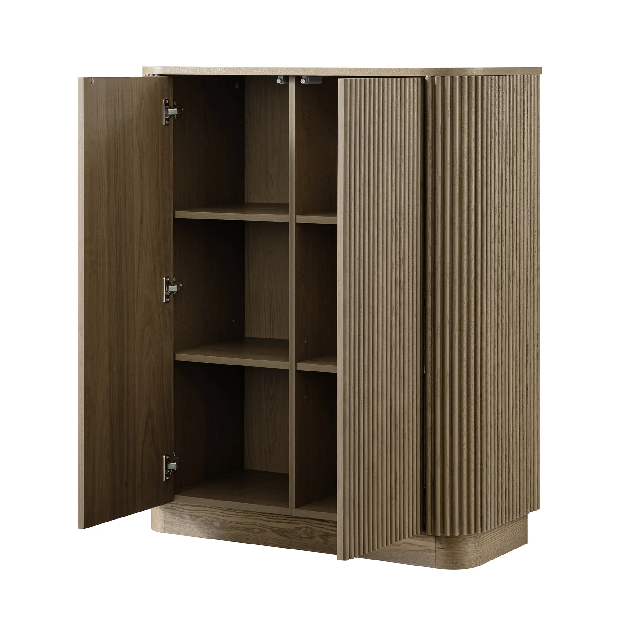 Maru Tall Cabinet, Silver Oak - Image 12