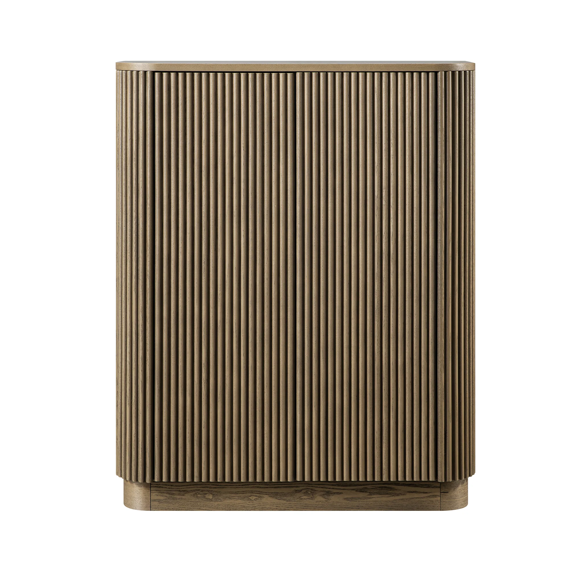 Maru Tall Cabinet, Silver Oak - Image 8