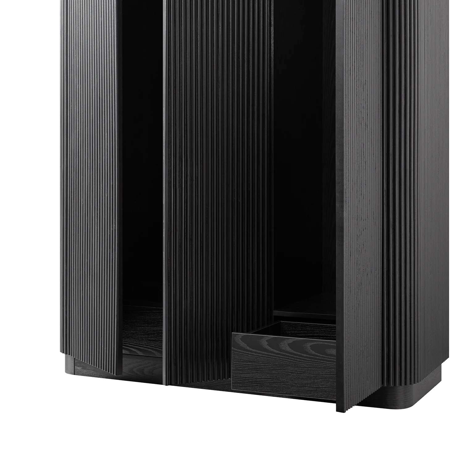 Maru Triple Wardrobe, Black - Image 17