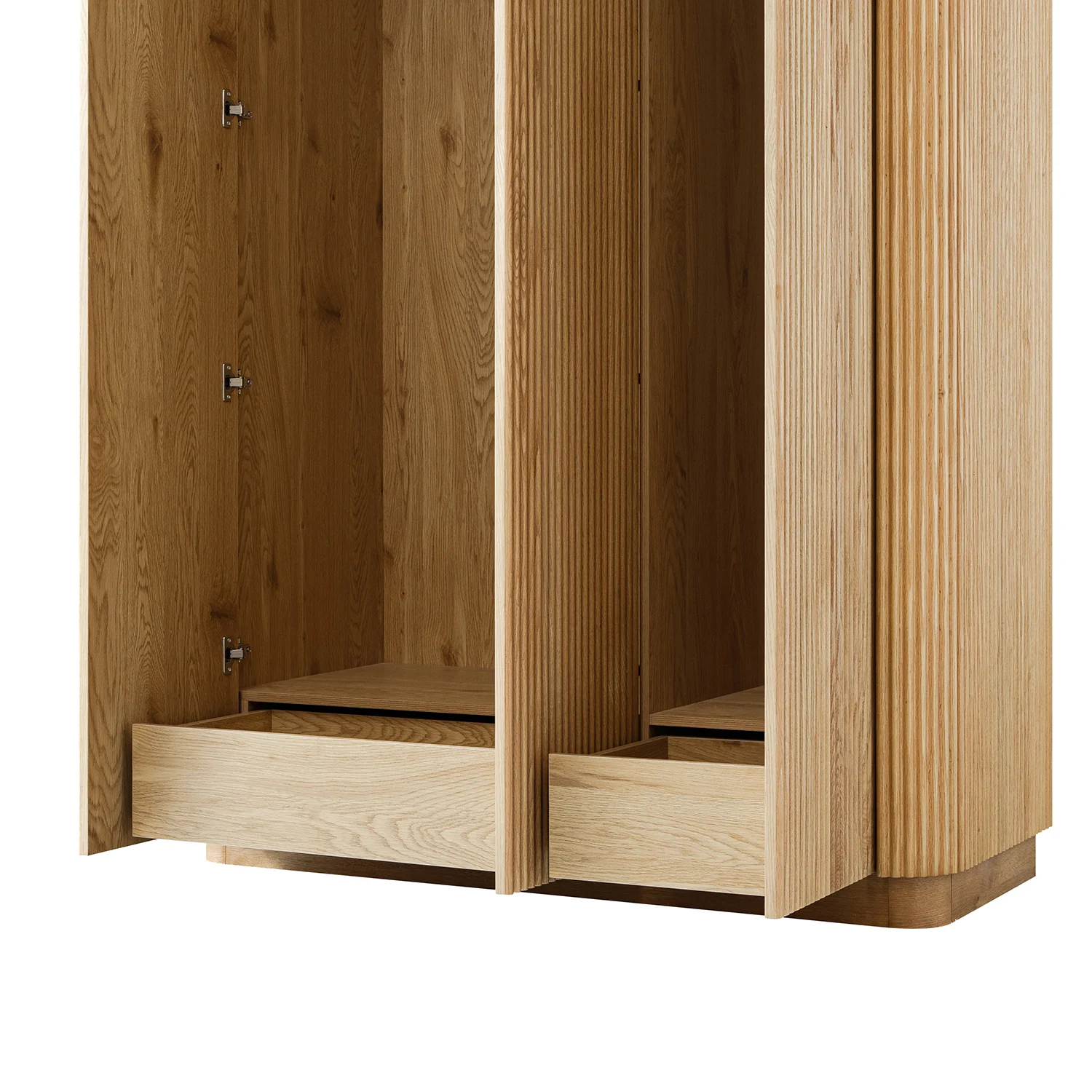 Maru Triple Wardrobe, Oak - Image 16