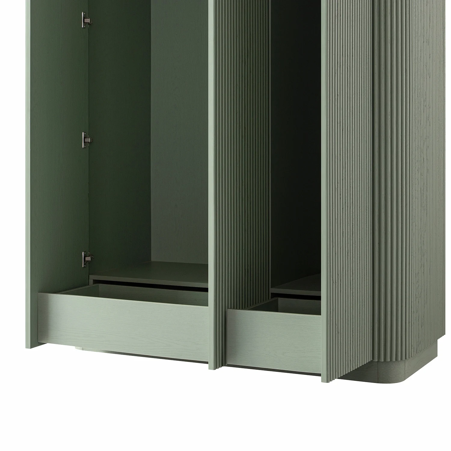 Maru Triple Wardrobe, Sage Green - Image 16
