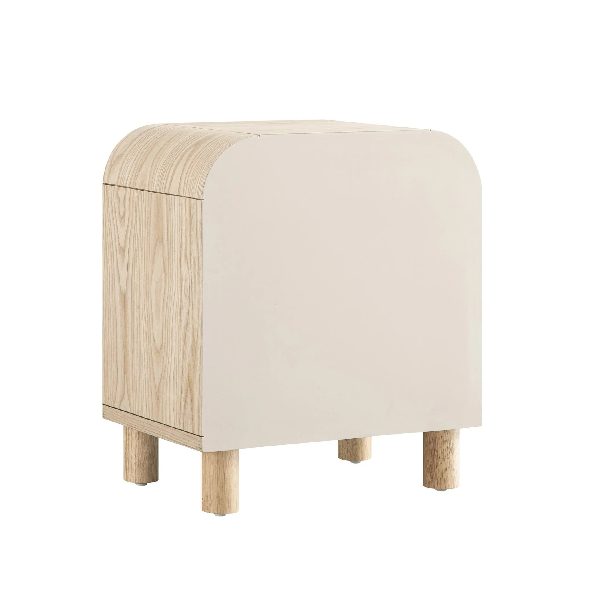 Maude 1 Drawer Bedside Table, Natural Ash - Image 11