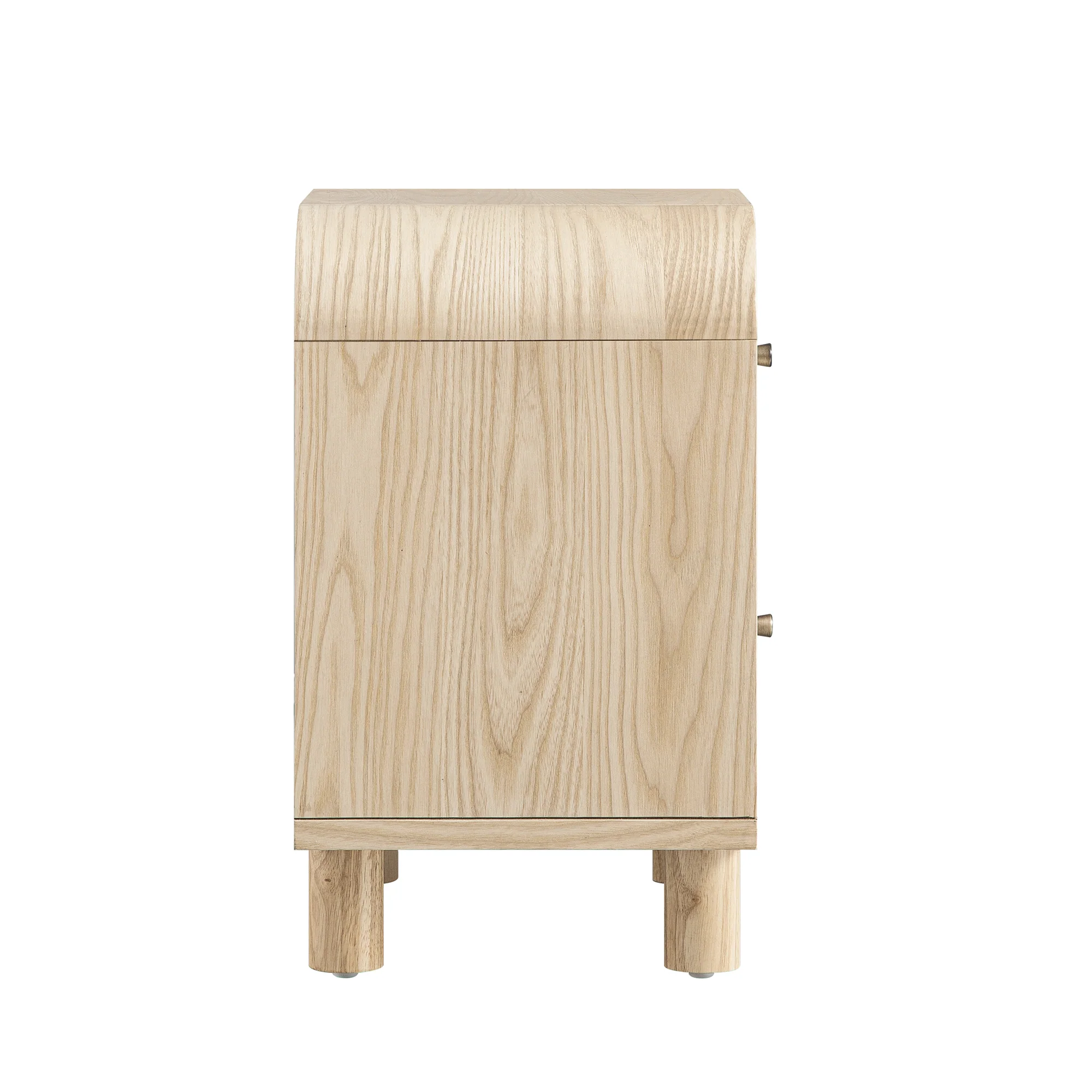 Maude 2 Drawer Bedside Table, Natural Ash - Image 10