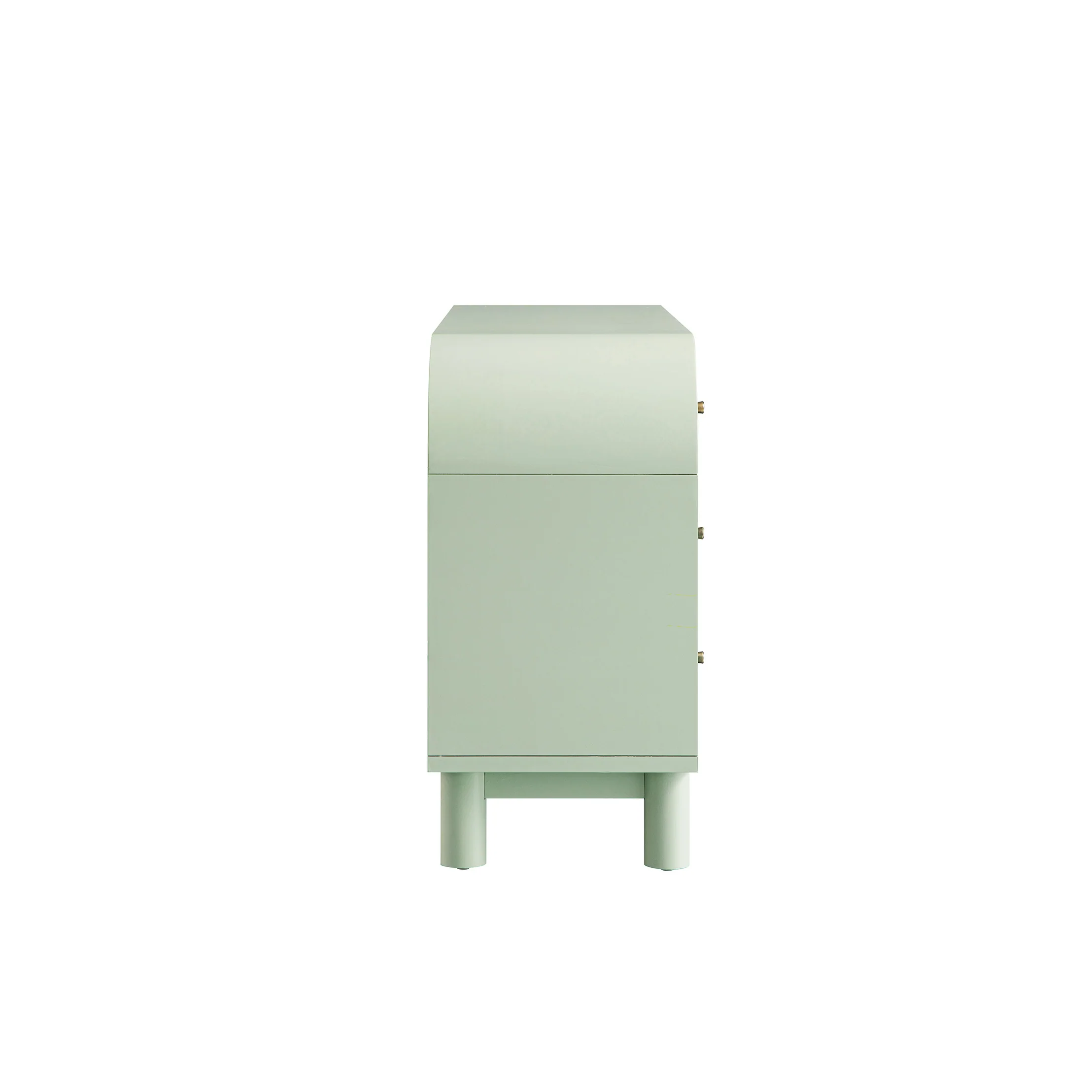 Maude 9 Drawer Chest, Muted Pistachio Ash with Raffia - Image 5