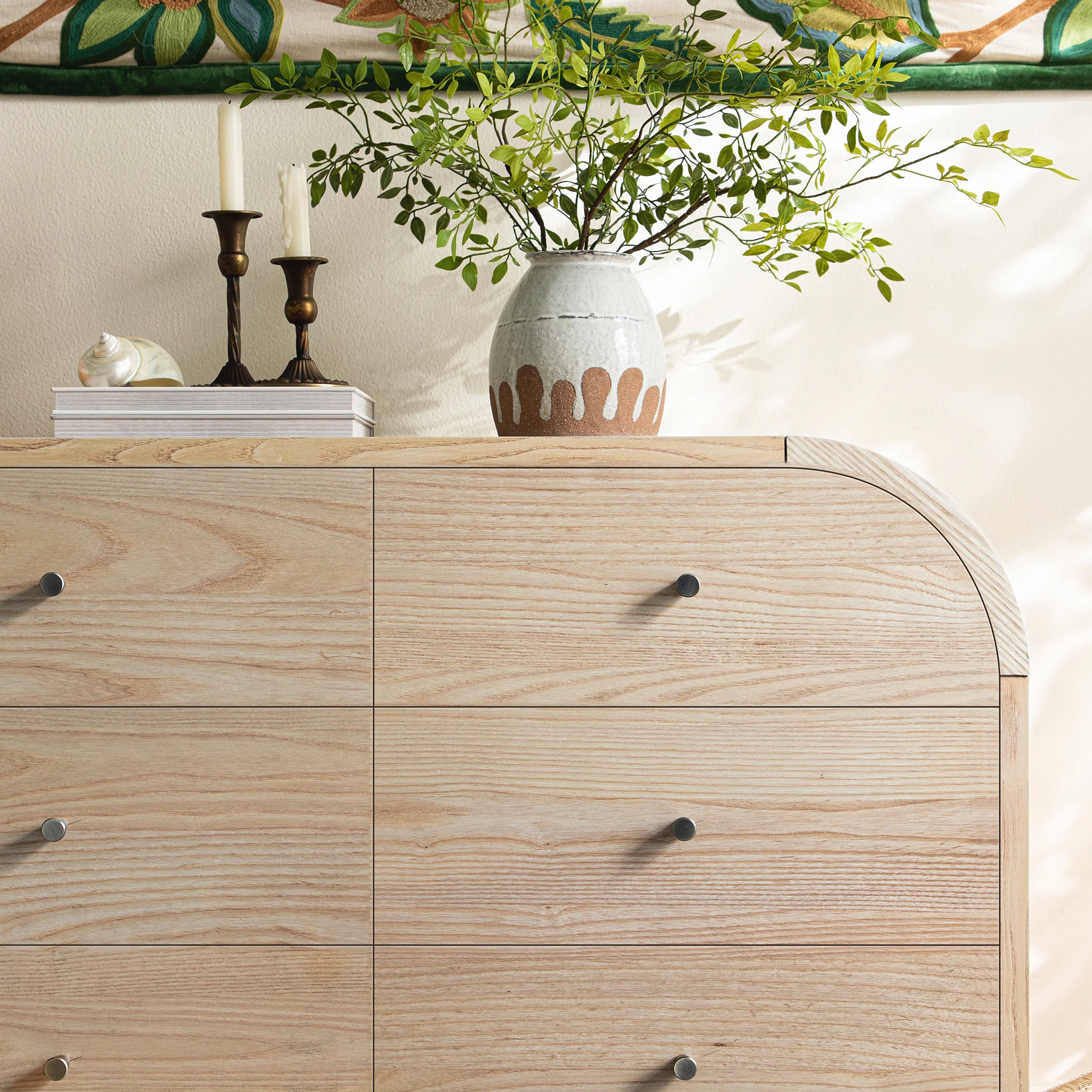 Maude 9 Drawer Chest, Natural Ash - Image 4