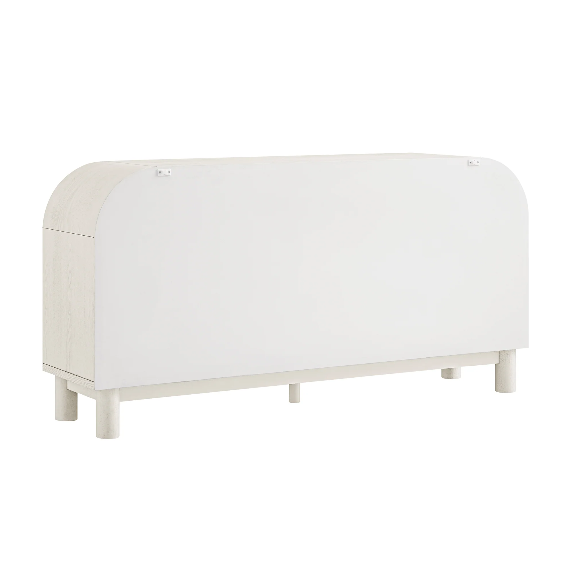 Maude 9 Drawer Chest, Washed White Ash with Raffia - Image 13