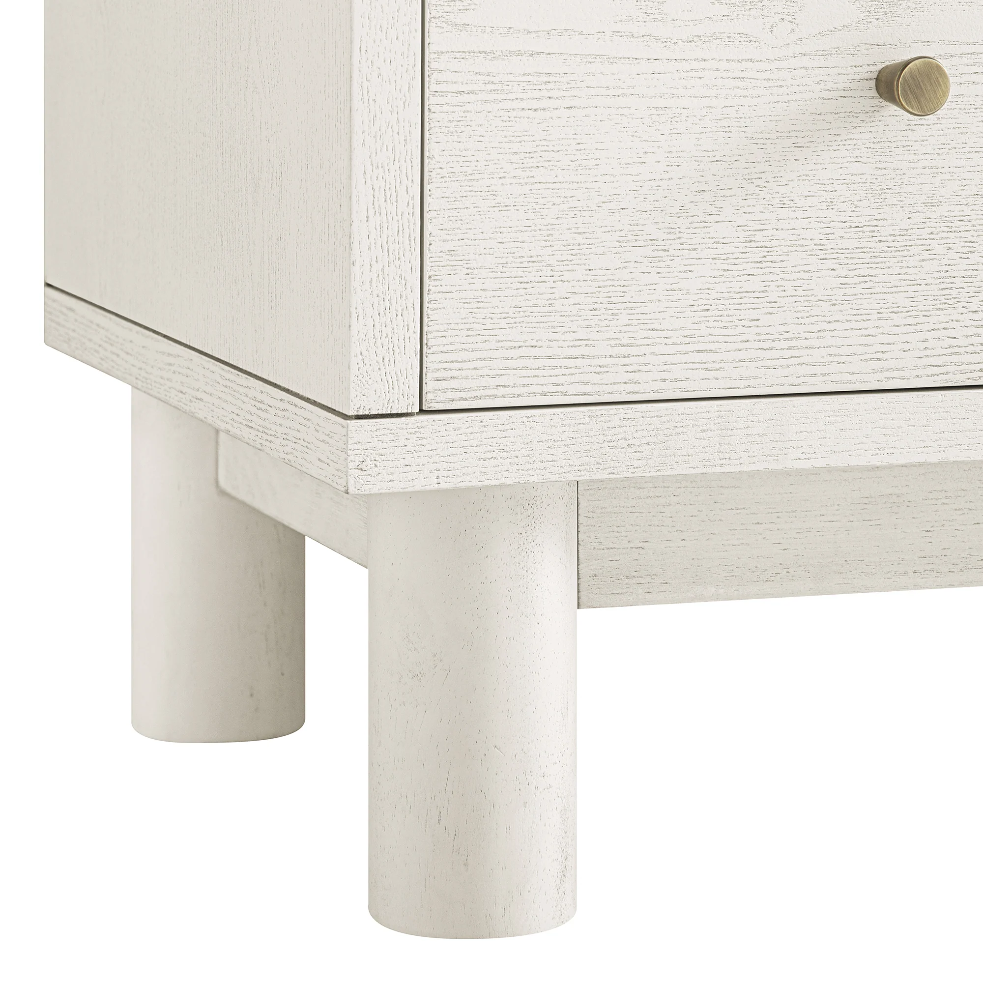 Maude Chest of 6 Drawers, Washed White Ash - Image 14