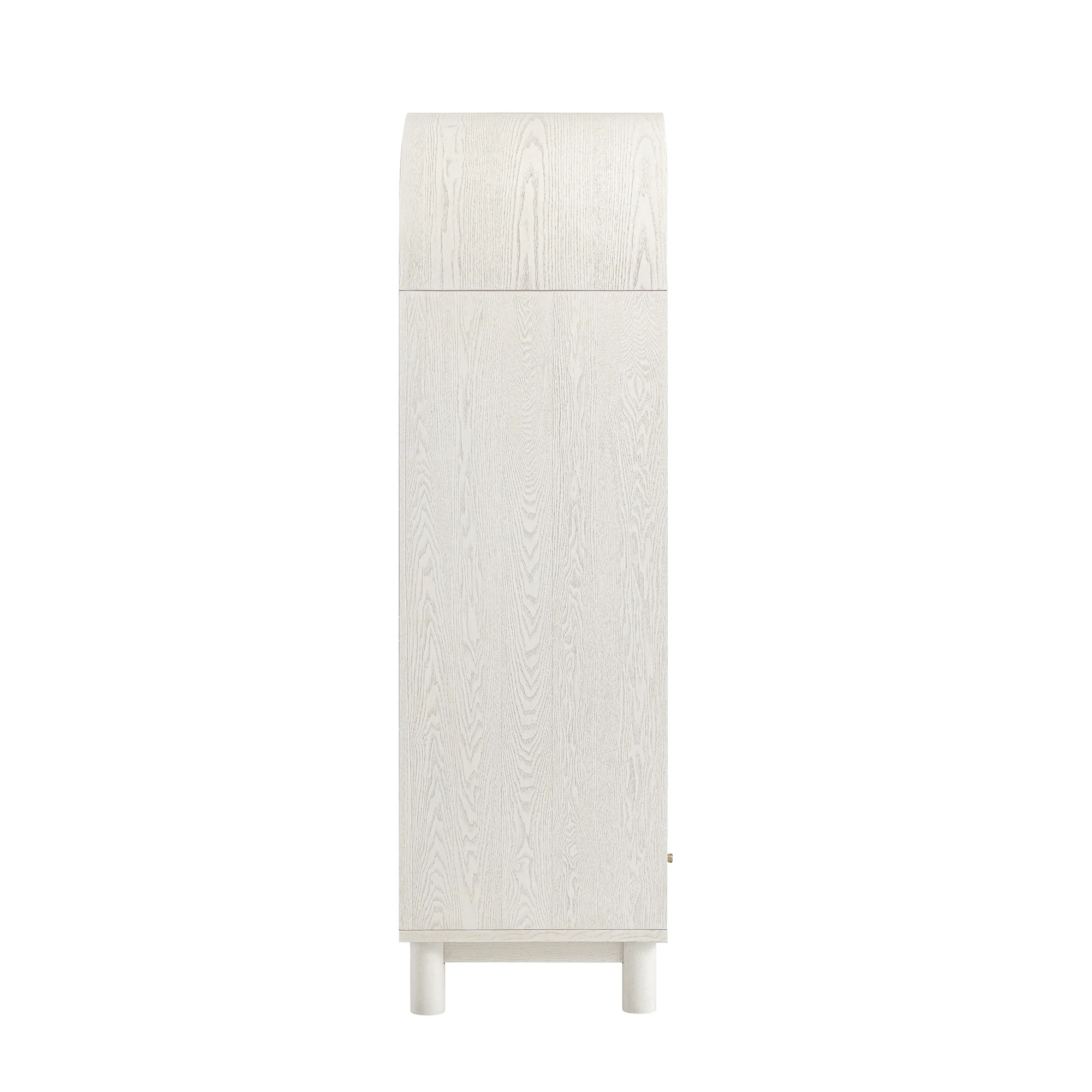 Maude Double Wardrobe, Washed White Ash - Image 13