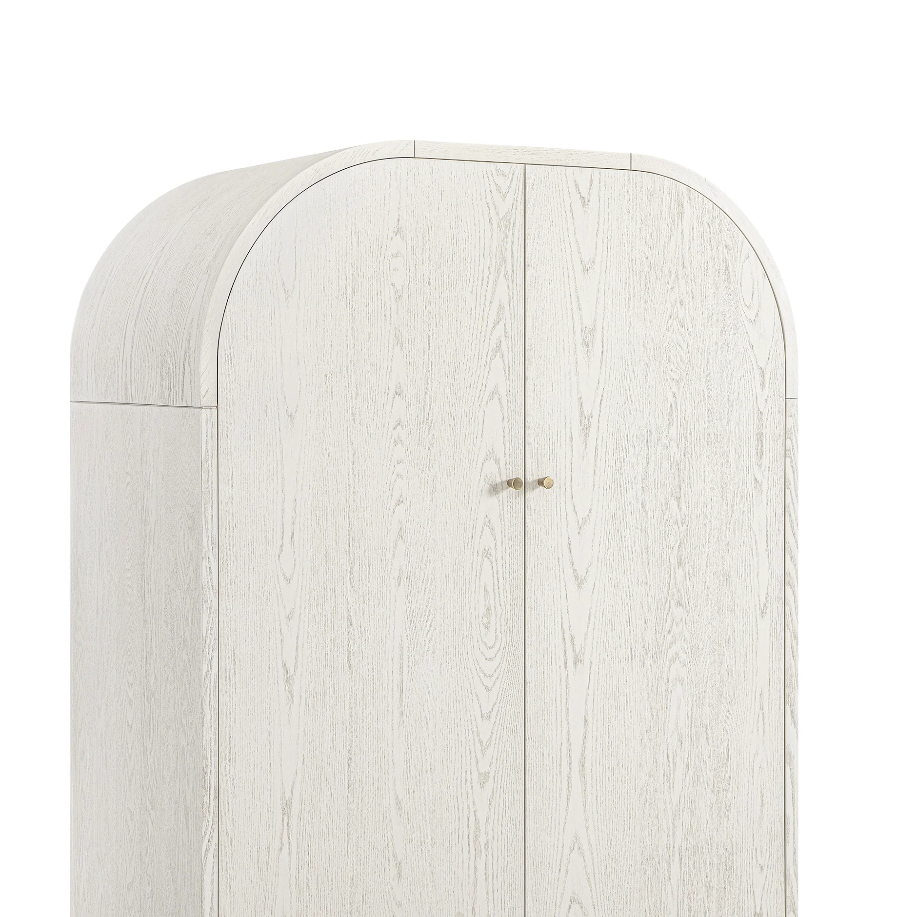 Maude Double Wardrobe, Washed White Ash - Image 15