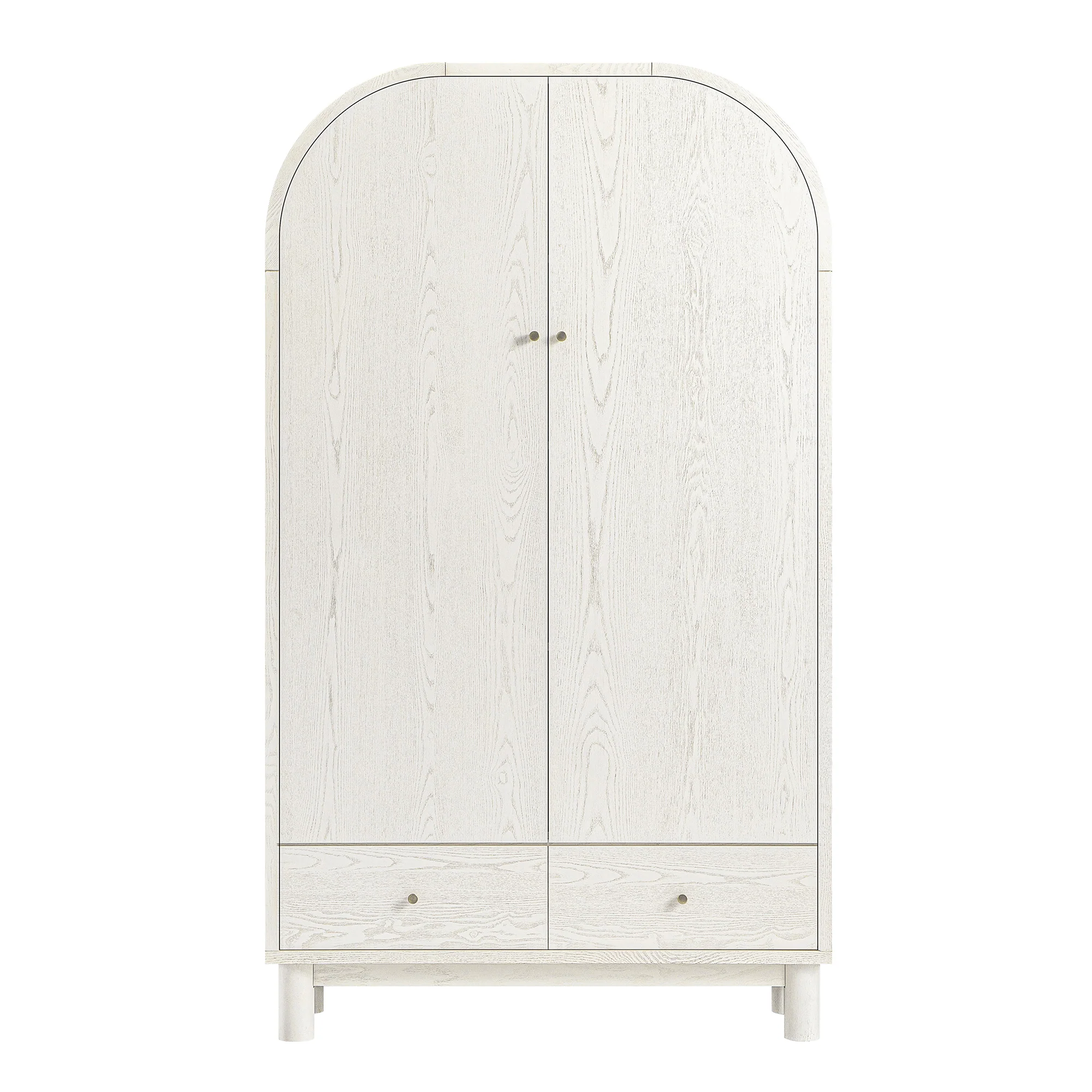 Maude Large Storage Cabinet, Washed White Ash - Image 7