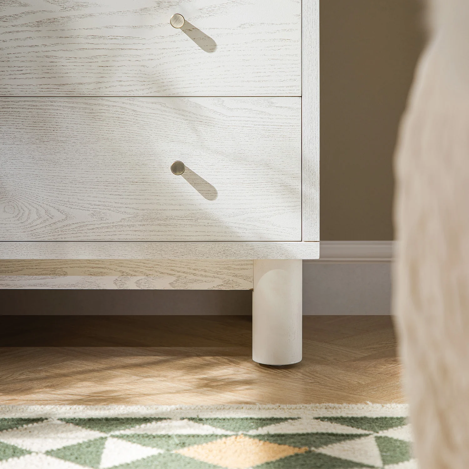 Maude Tall Chest, Washed White Ash - Image 7