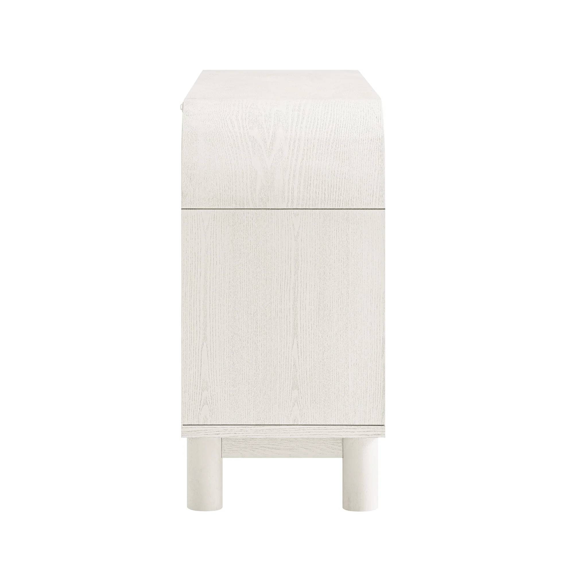 Maude Wide 3-Drawer Sideboard, Washed White Ash - Image 13