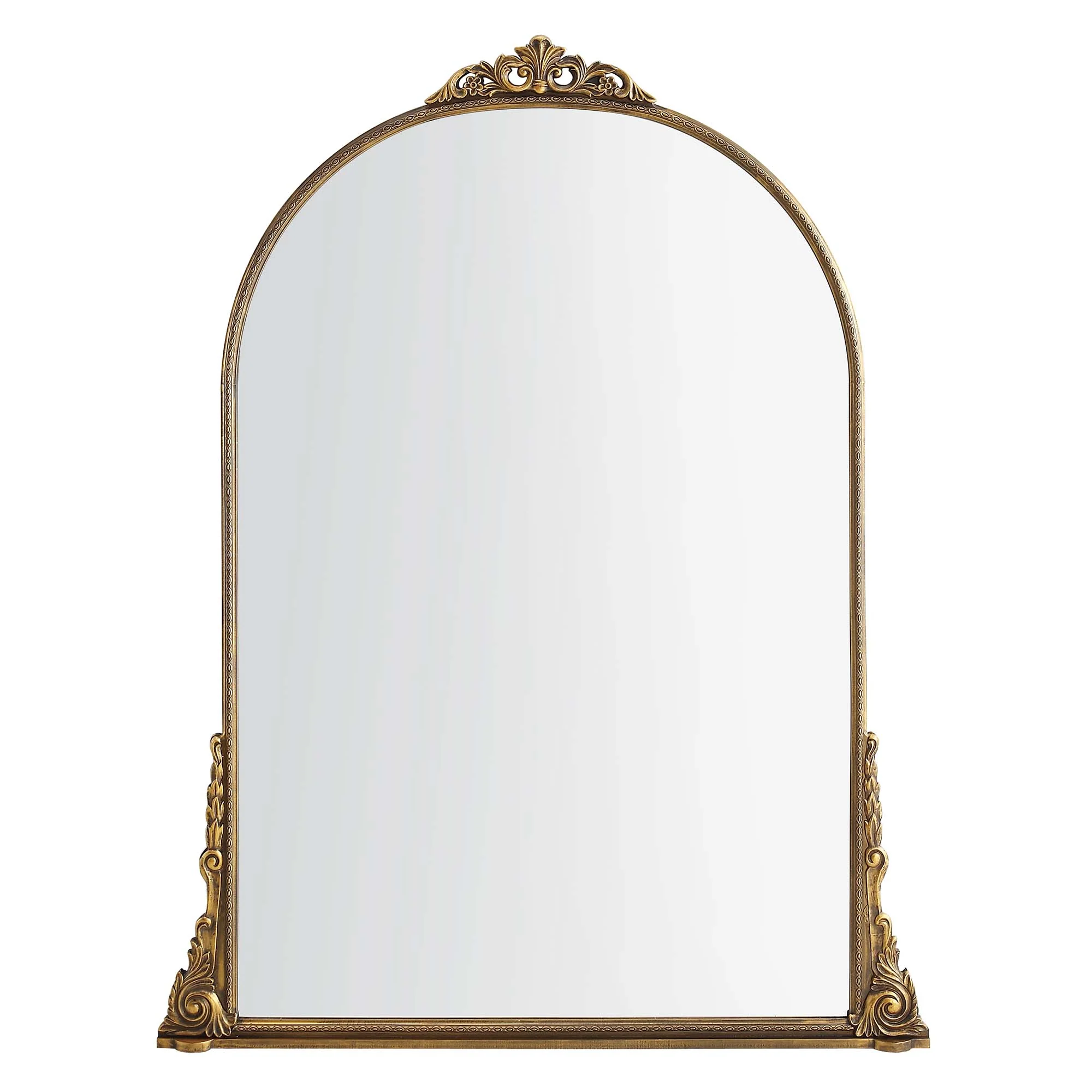 Mirabel Full Length Mirror 186 x 144 cm, Antique Gold Effect - Image 4